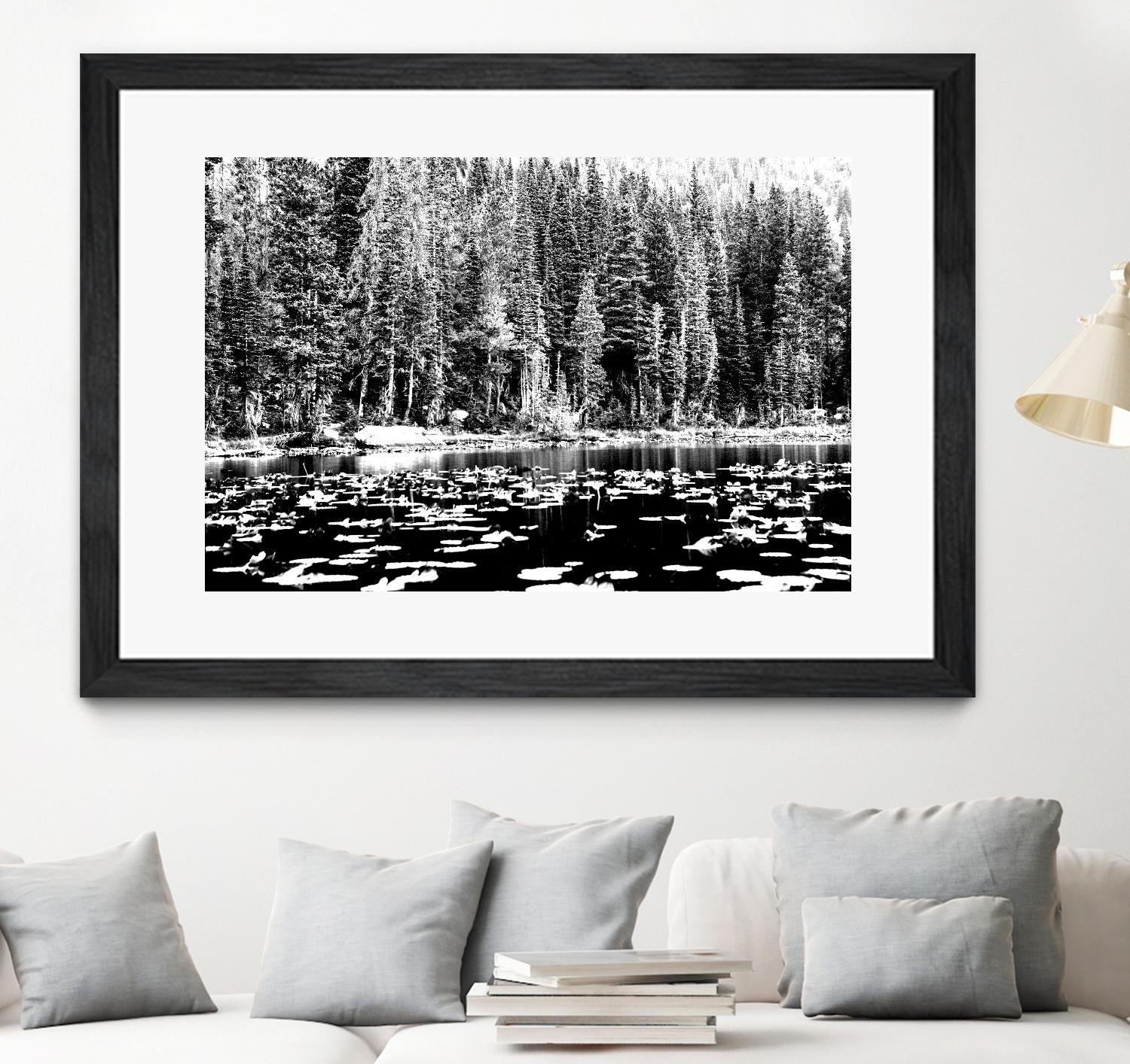 Green Dreams by Aaron Matheson on GIANT ART - white landscape