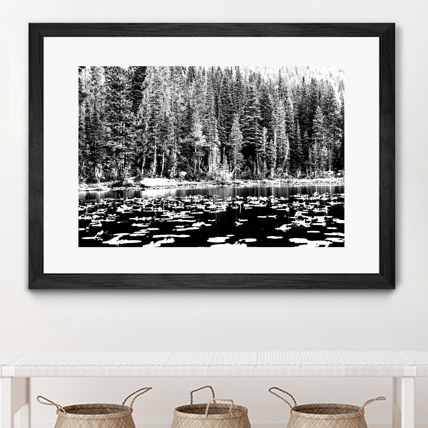 Green Dreams by Aaron Matheson on GIANT ART - white landscape