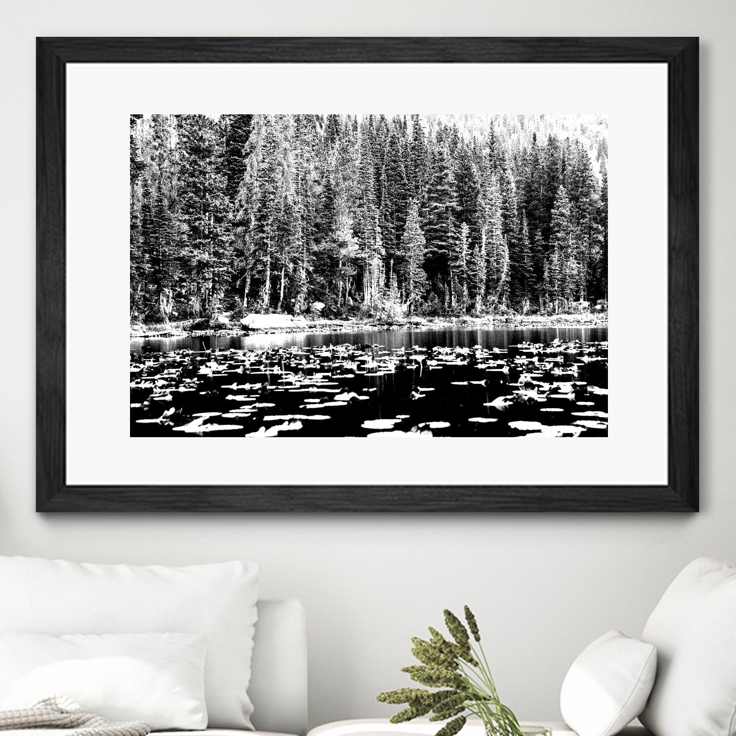 Green Dreams by Aaron Matheson on GIANT ART - white landscape