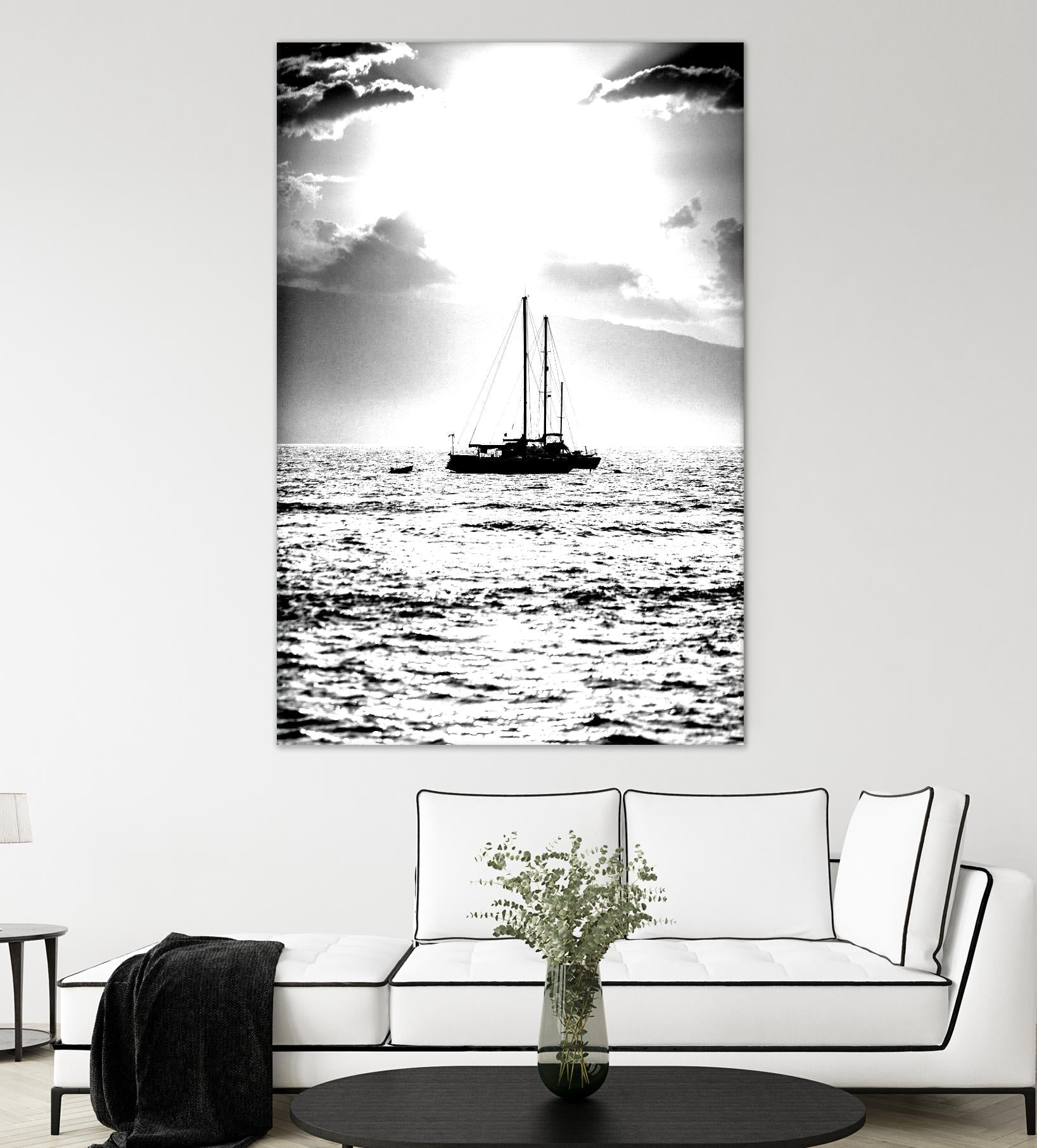 Waiting for the Wind by Aaron Matheson on GIANT ART - white nautical