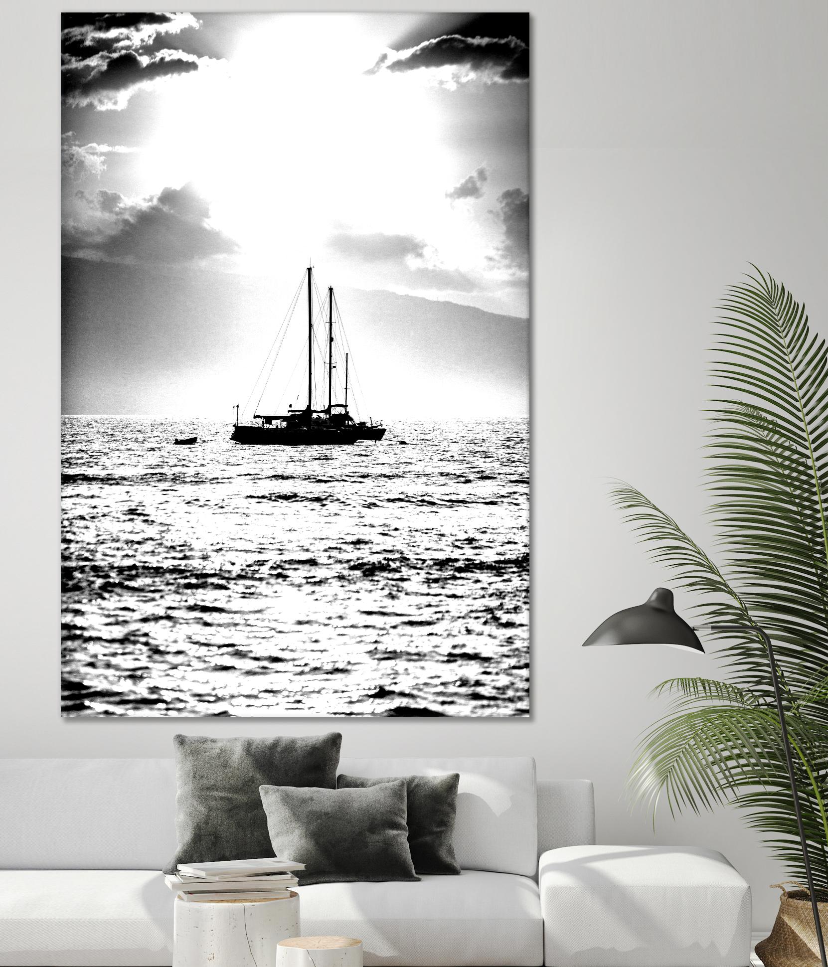 Waiting for the Wind by Aaron Matheson on GIANT ART - white nautical