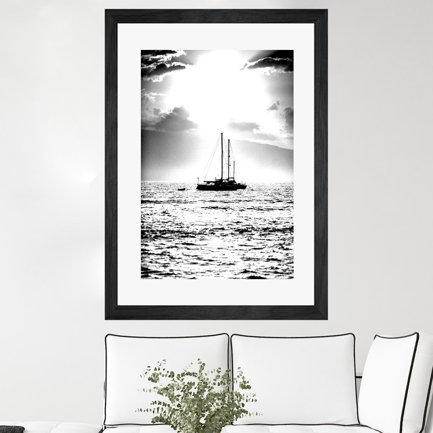 Waiting for the Wind by Aaron Matheson on GIANT ART - white nautical