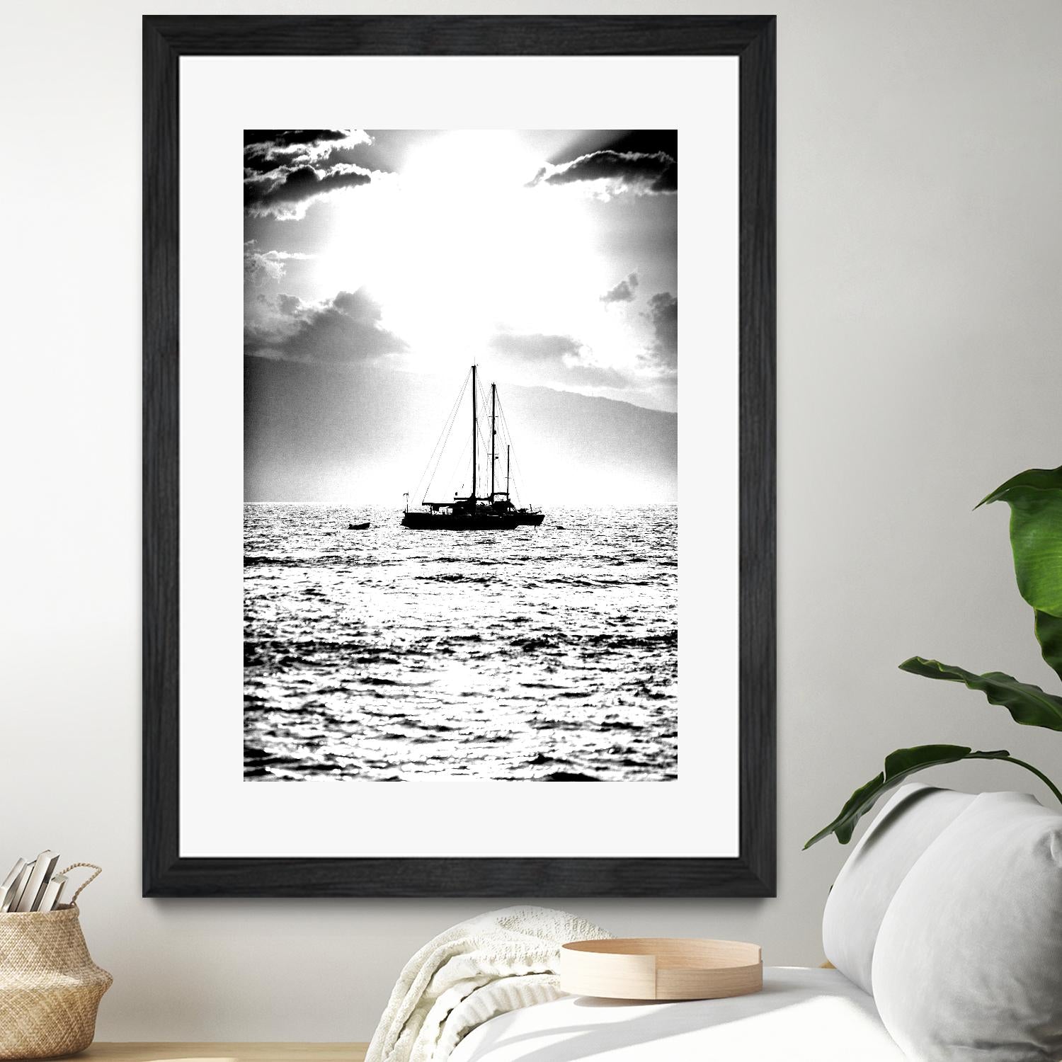 Waiting for the Wind by Aaron Matheson on GIANT ART - white nautical