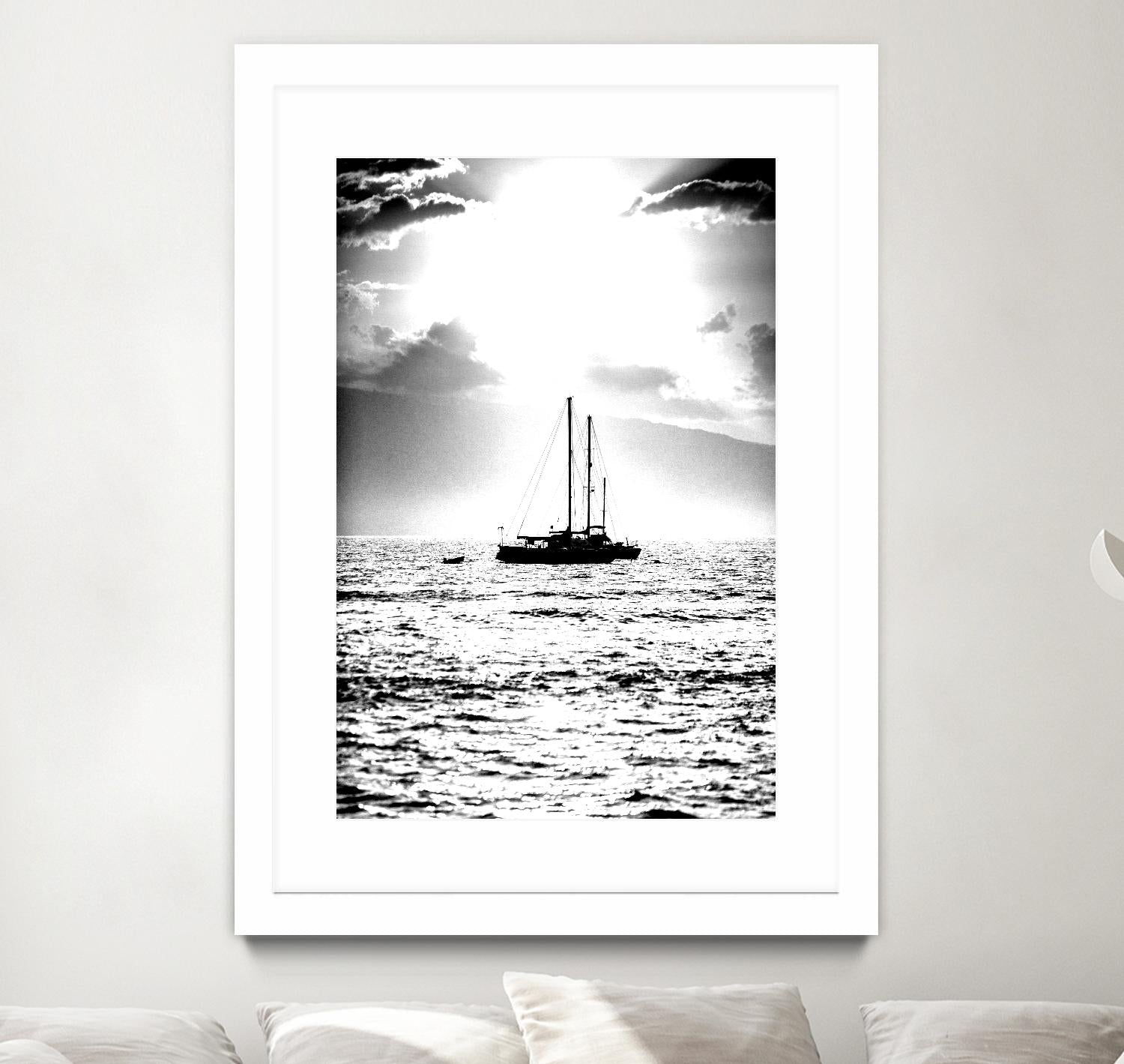 Waiting for the Wind by Aaron Matheson on GIANT ART - white nautical