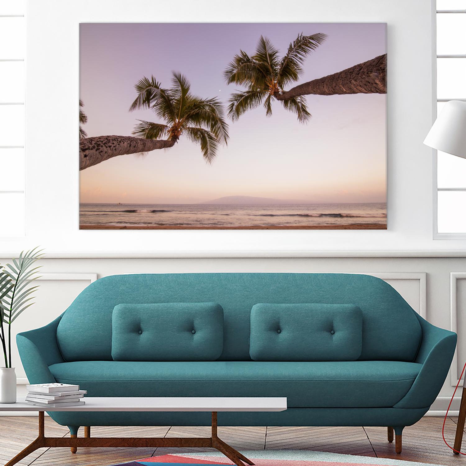 Beauty Times Two by Aaron Matheson on GIANT ART - purple tropical