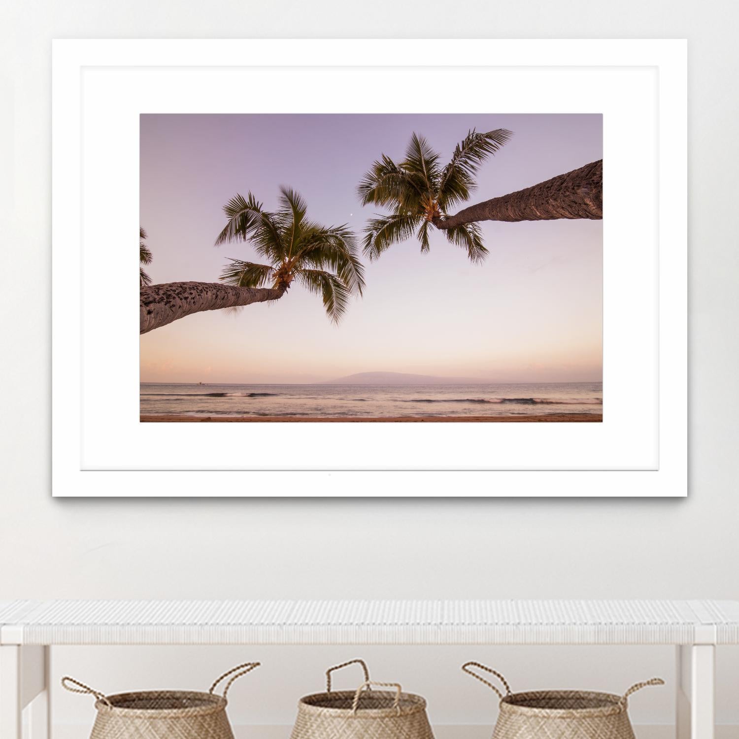 Beauty Times Two by Aaron Matheson on GIANT ART - purple tropical