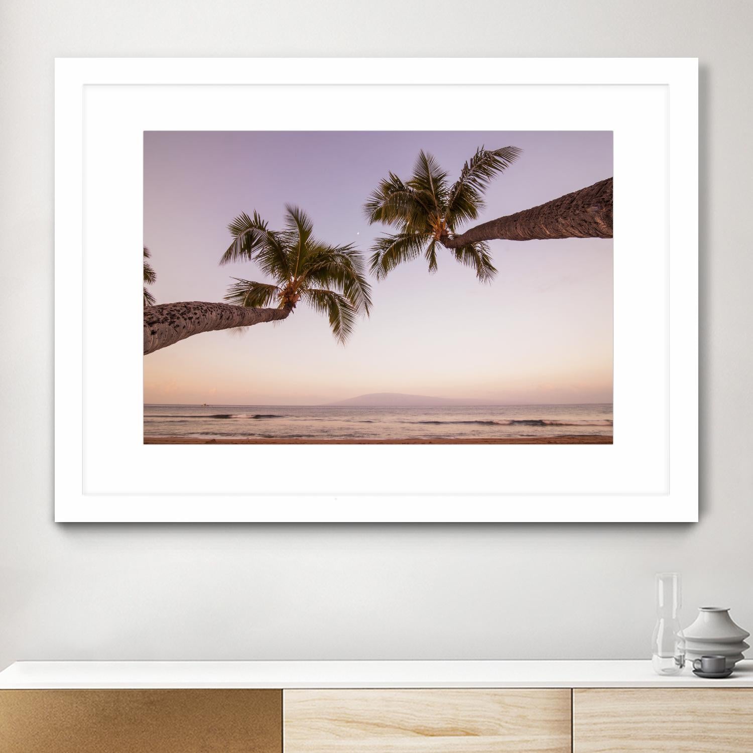 Beauty Times Two by Aaron Matheson on GIANT ART - purple tropical