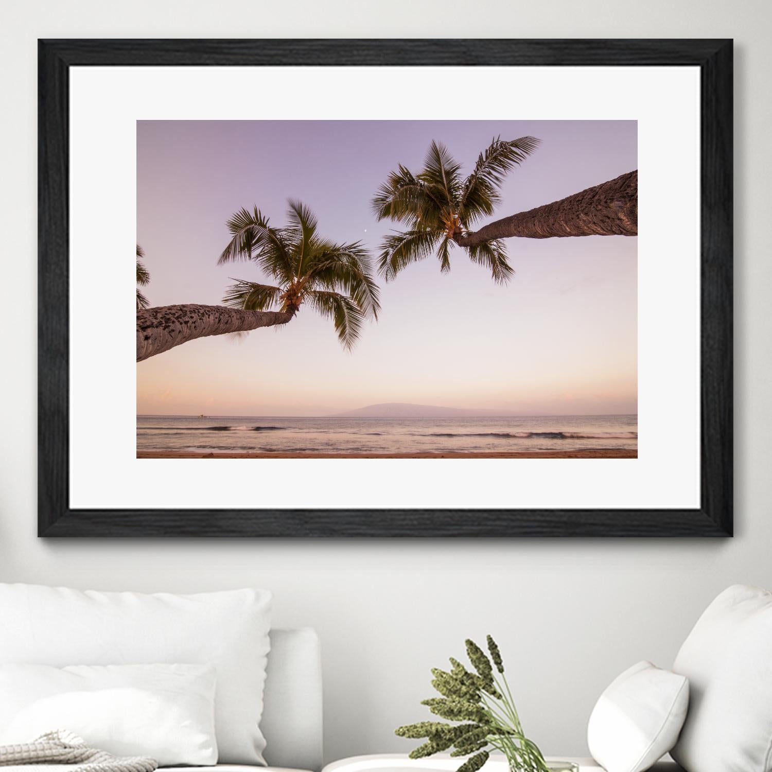 Beauty Times Two by Aaron Matheson on GIANT ART - purple tropical