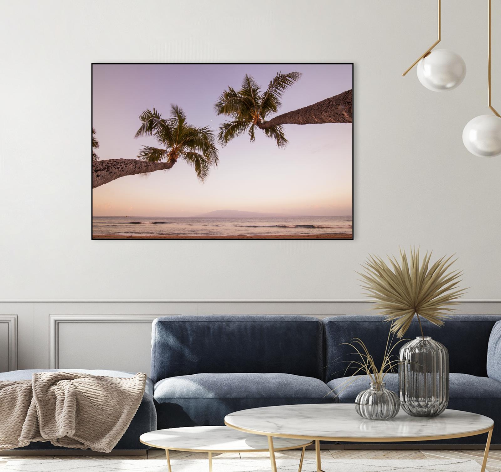 Beauty Times Two by Aaron Matheson on GIANT ART - purple tropical