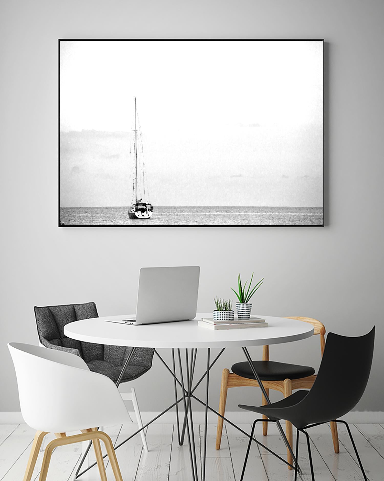 Silent Water by Aaron Matheson on GIANT ART - white nautical