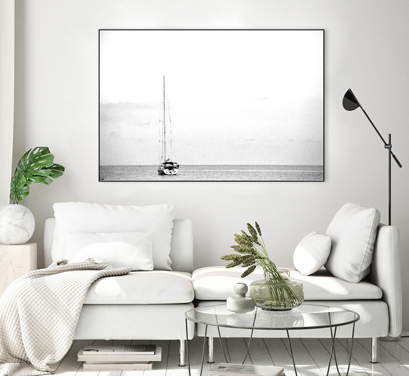 Silent Water by Aaron Matheson on GIANT ART - white nautical