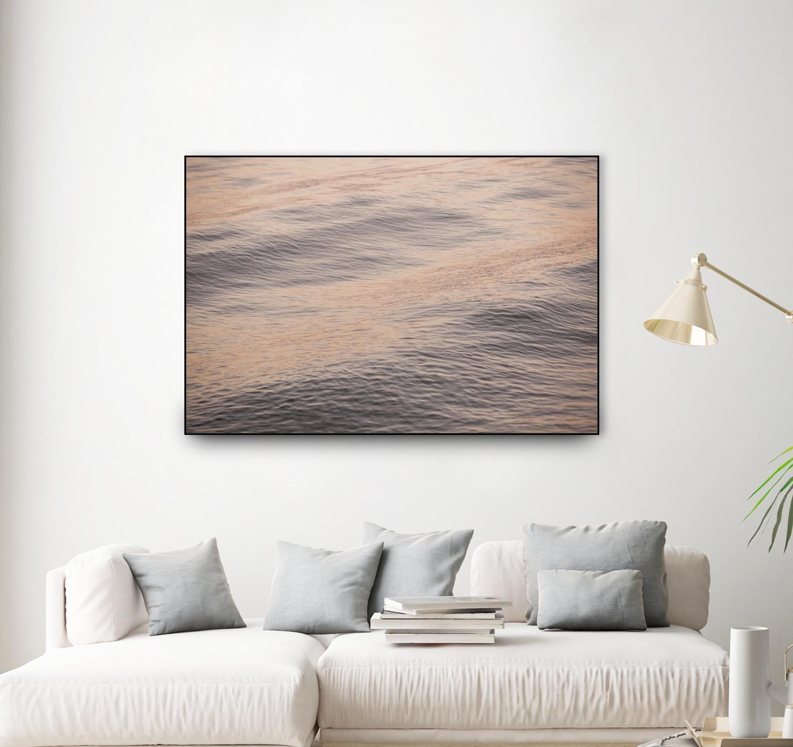 Peach Blooms by Aaron Matheson on GIANT ART - blue sea scene