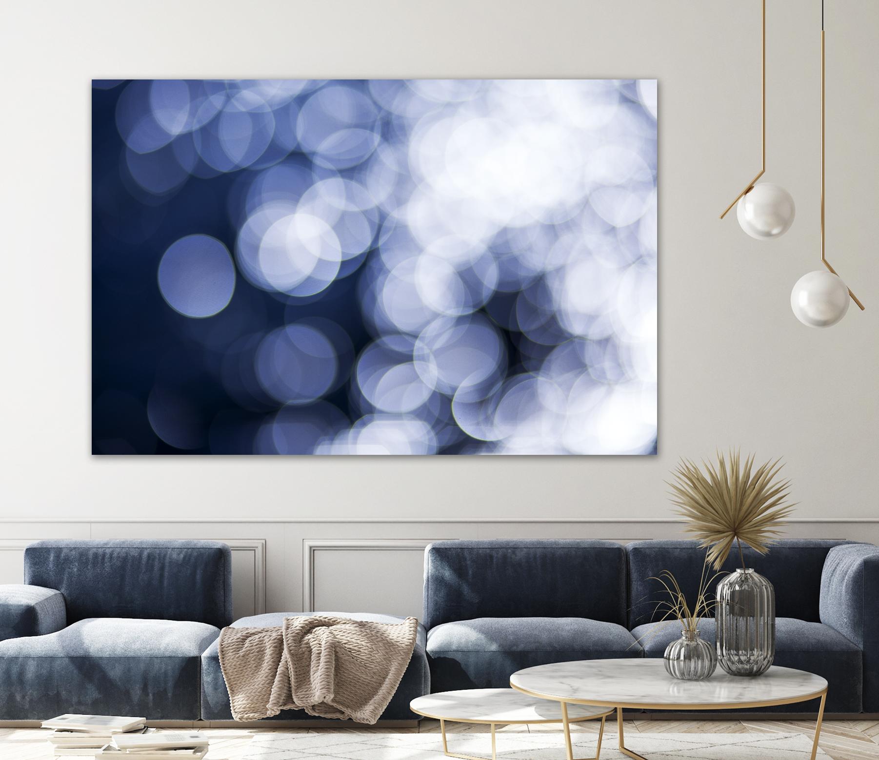 Sapphire Dreams by Aaron Matheson on GIANT ART - white abstract