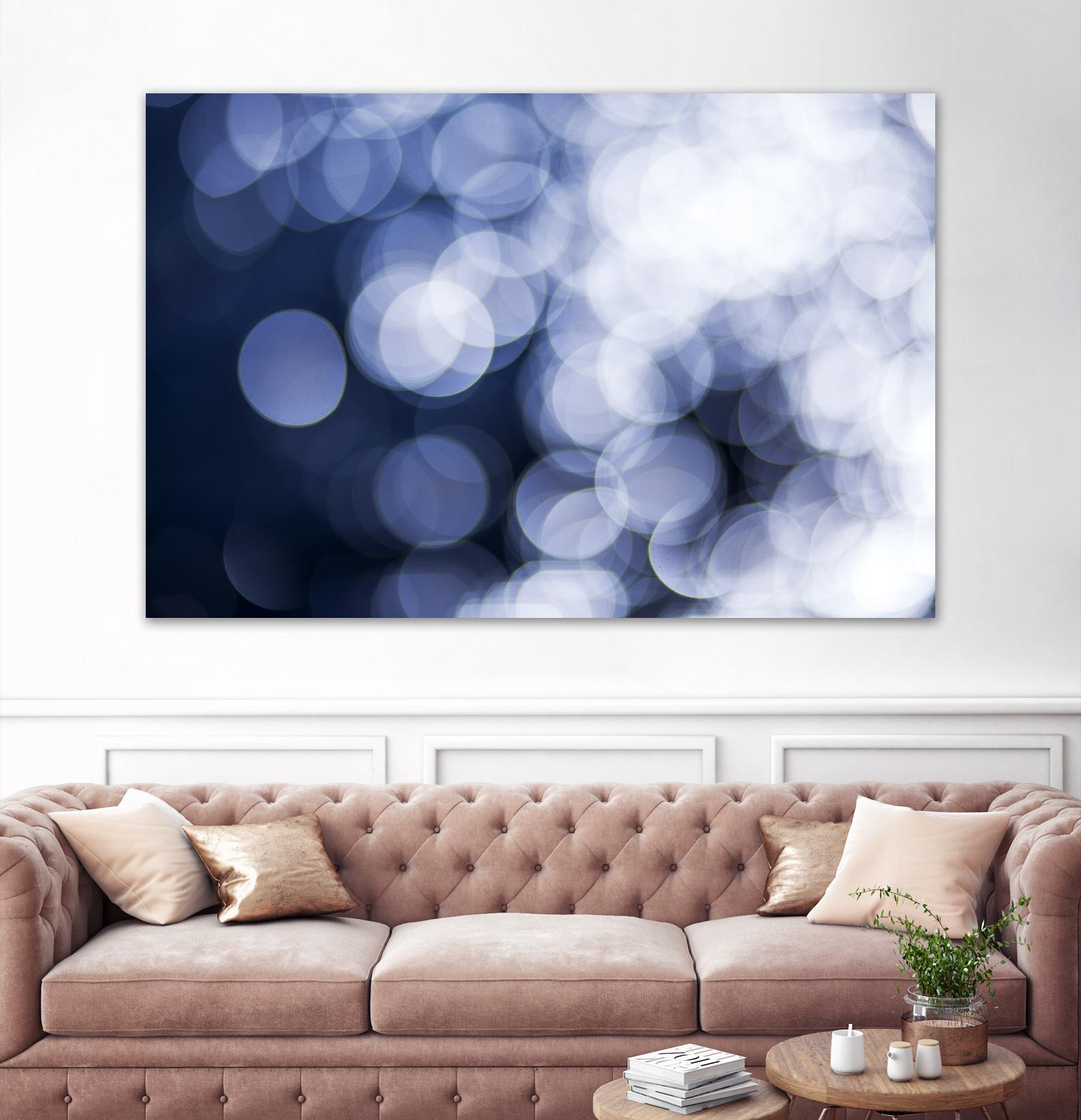 Sapphire Dreams by Aaron Matheson on GIANT ART - white abstract