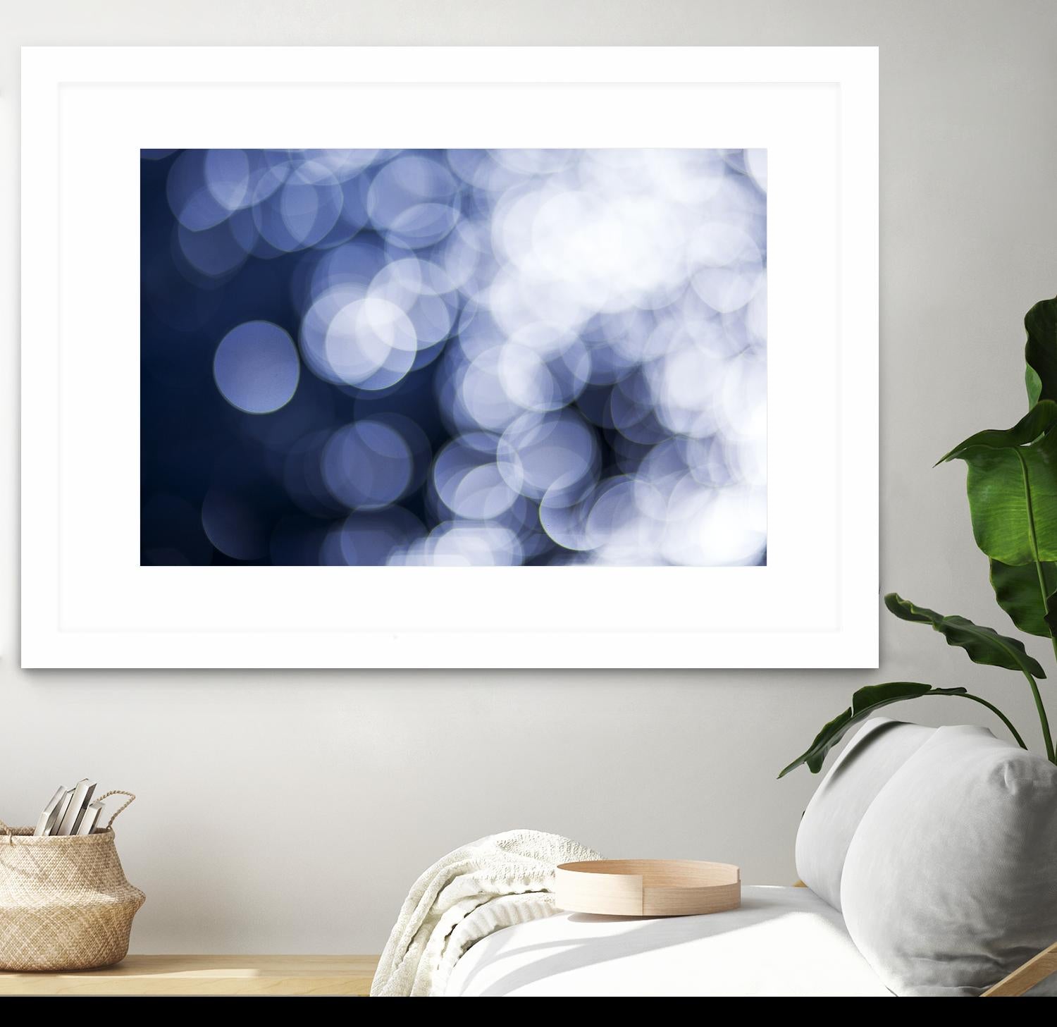 Sapphire Dreams by Aaron Matheson on GIANT ART - white abstract