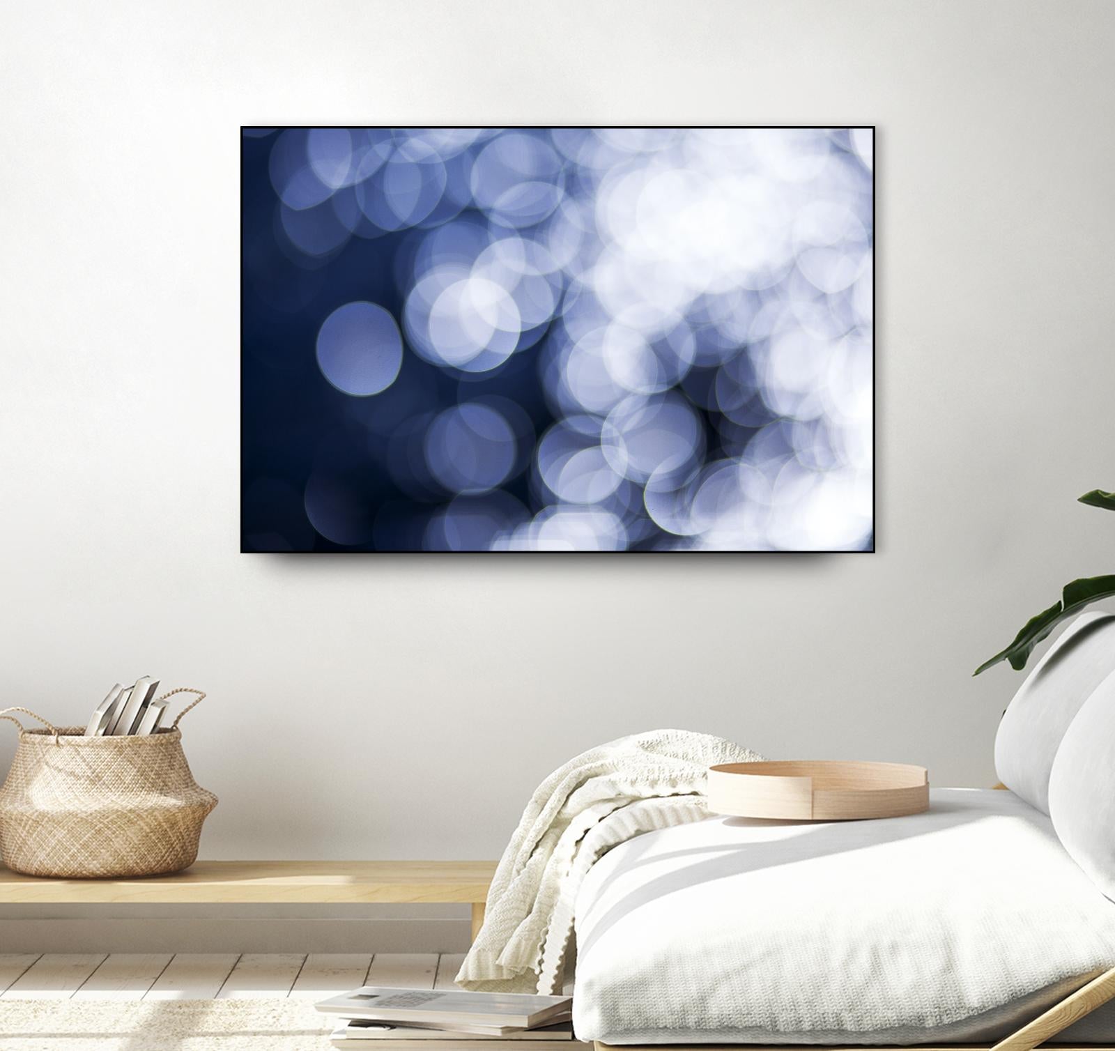 Sapphire Dreams by Aaron Matheson on GIANT ART - white abstract