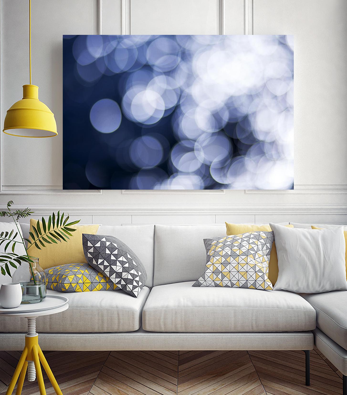 Sapphire Dreams by Aaron Matheson on GIANT ART - white abstract