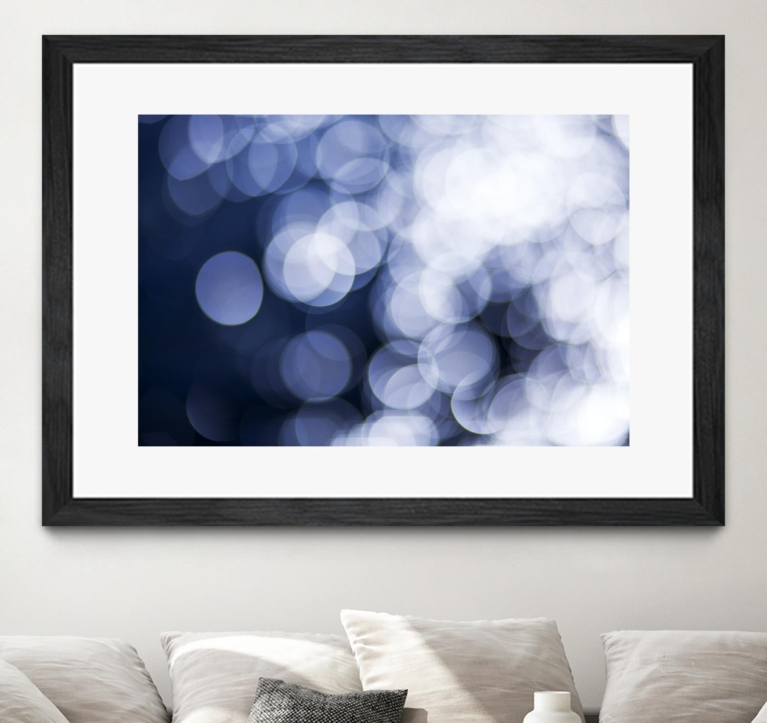 Sapphire Dreams by Aaron Matheson on GIANT ART - white abstract