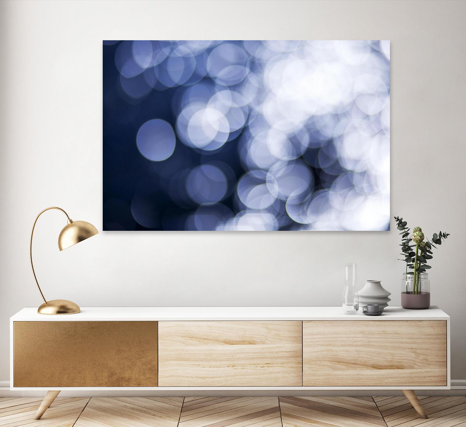 Sapphire Dreams by Aaron Matheson on GIANT ART - white abstract