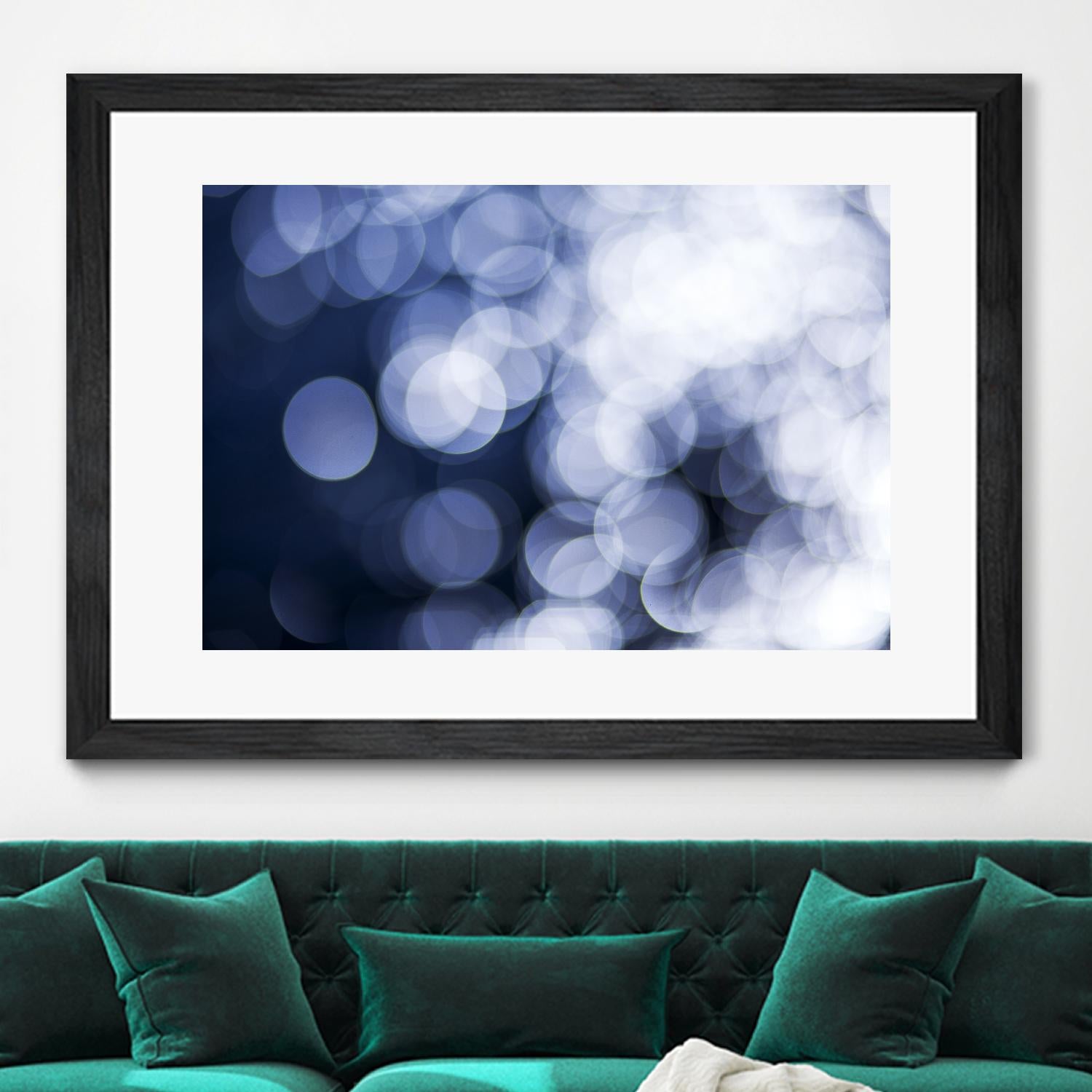 Sapphire Dreams by Aaron Matheson on GIANT ART - white abstract