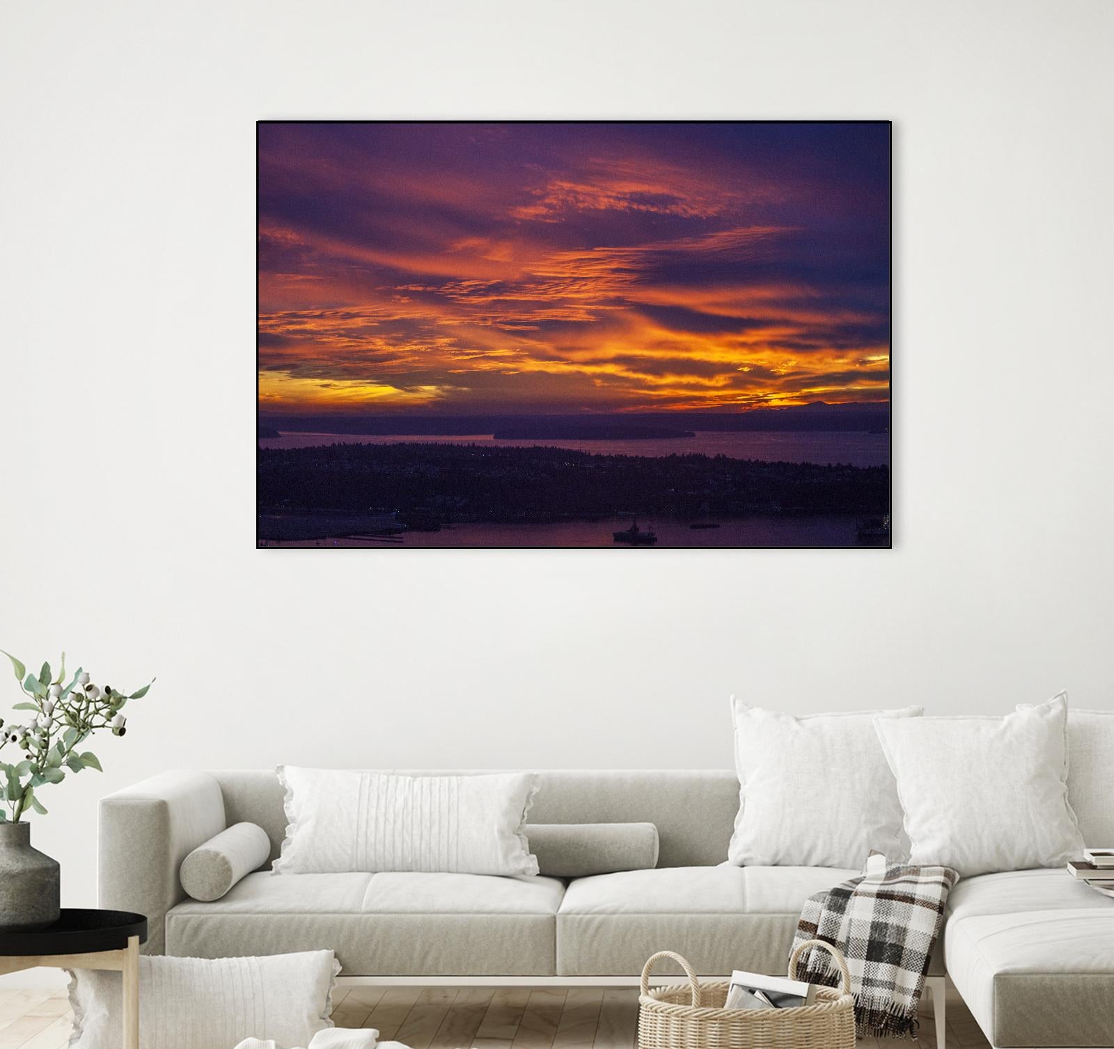 Ameythest Views by Aaron Matheson on GIANT ART - orange landscape