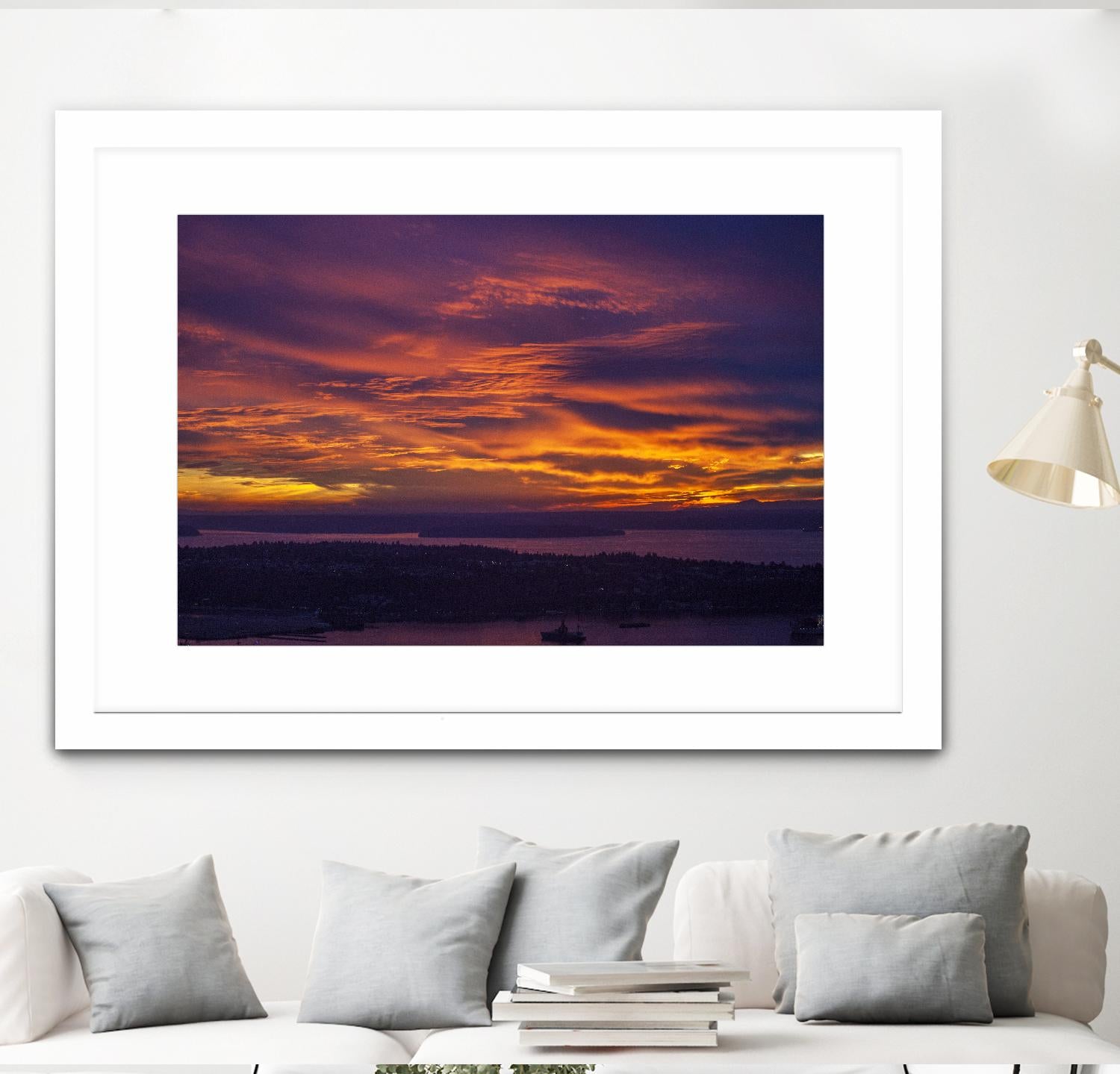 Ameythest Views by Aaron Matheson on GIANT ART - orange landscape