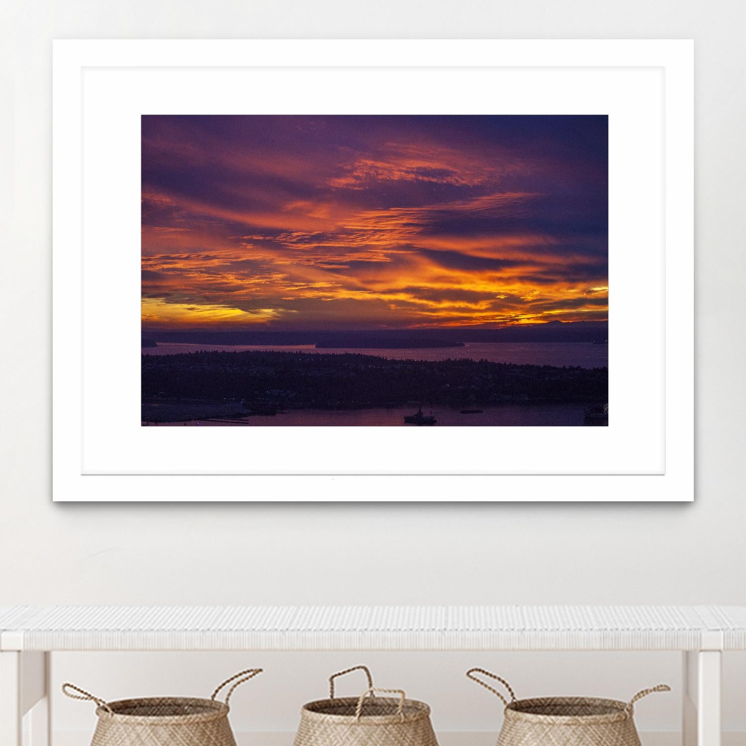 Ameythest Views by Aaron Matheson on GIANT ART - orange landscape