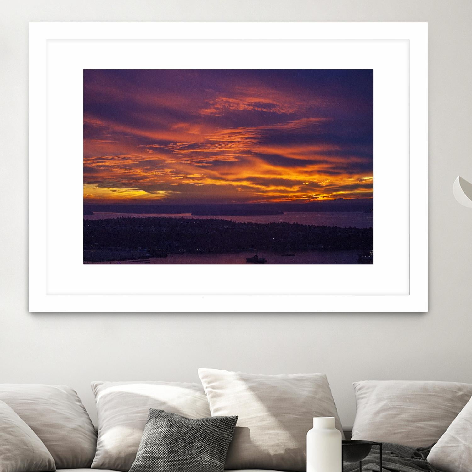 Ameythest Views by Aaron Matheson on GIANT ART - orange landscape