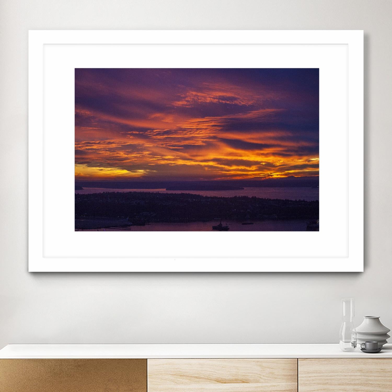 Ameythest Views by Aaron Matheson on GIANT ART - orange landscape