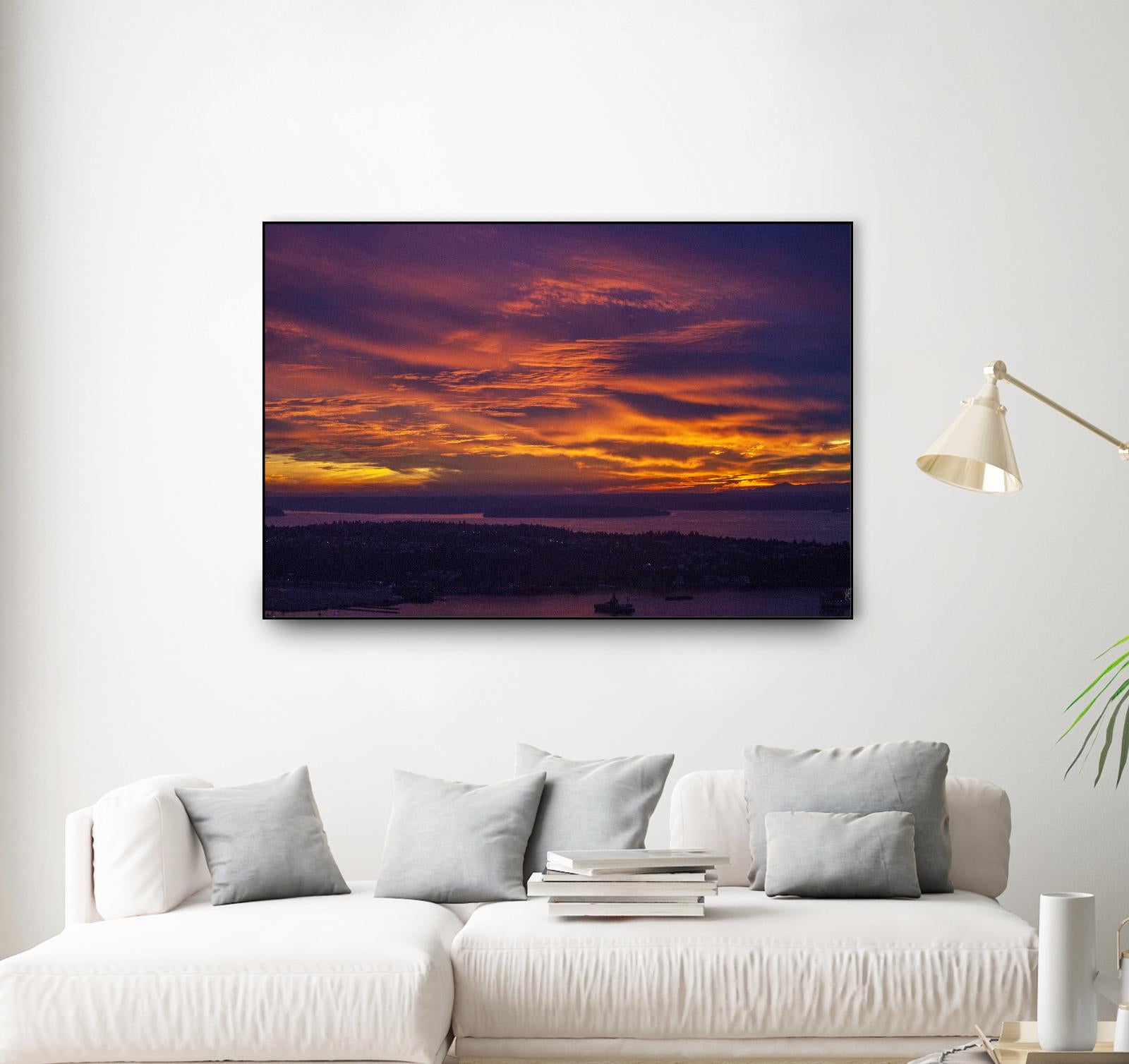 Ameythest Views by Aaron Matheson on GIANT ART - orange landscape