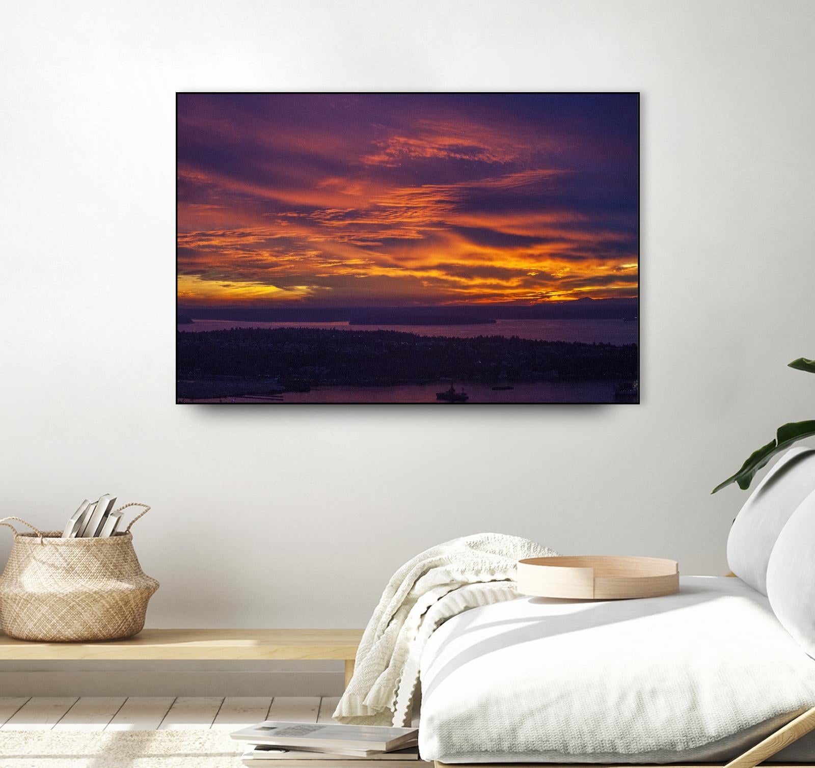 Ameythest Views by Aaron Matheson on GIANT ART - orange landscape