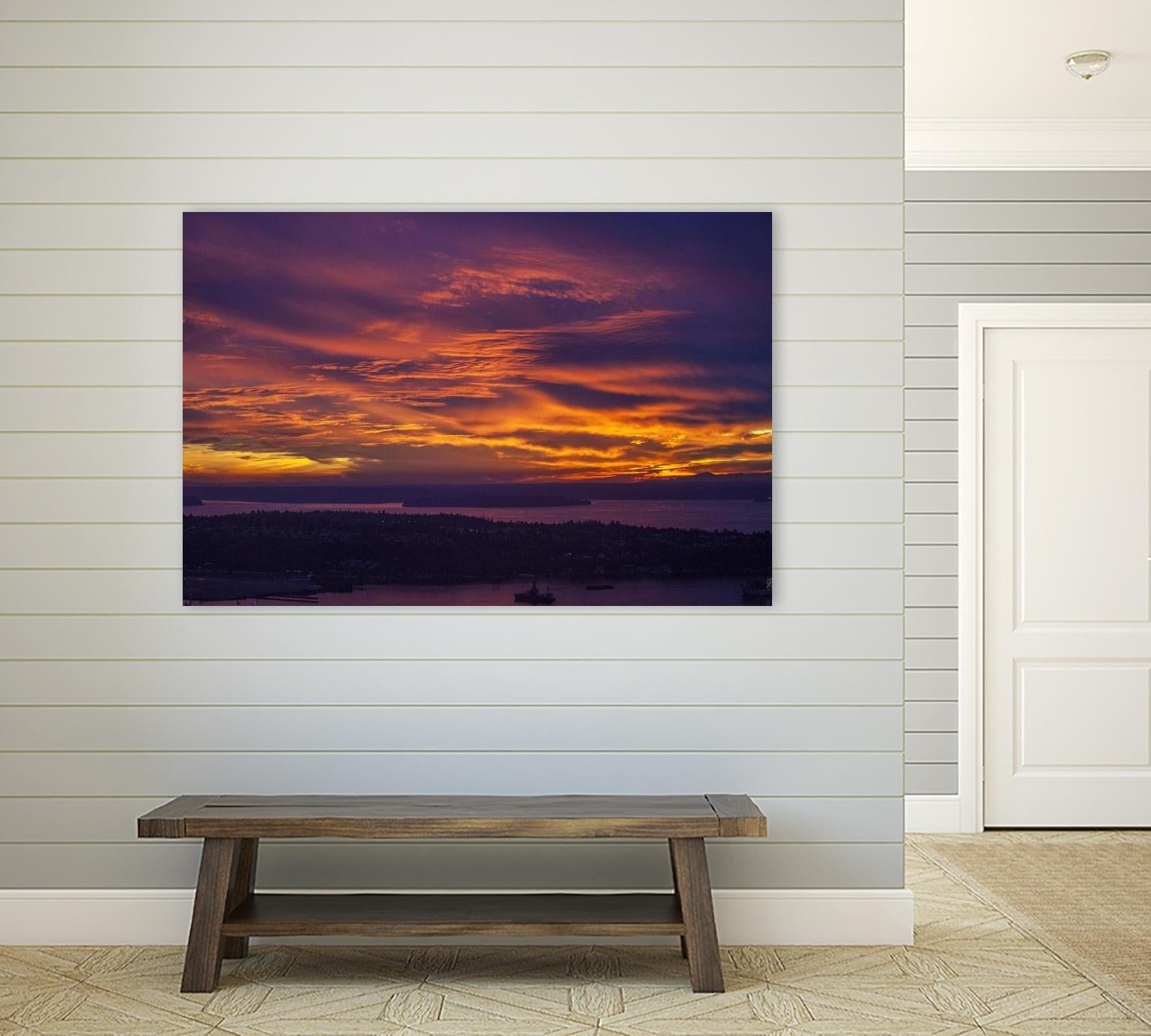 Ameythest Views by Aaron Matheson on GIANT ART - orange landscape