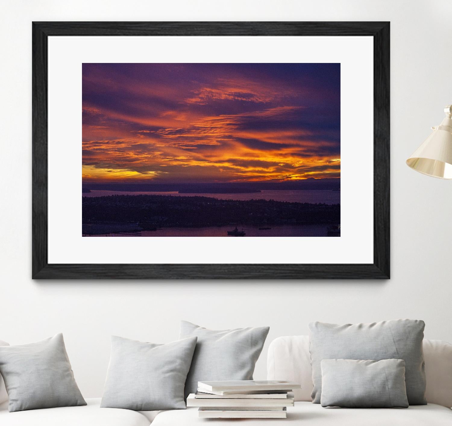 Ameythest Views by Aaron Matheson on GIANT ART - orange landscape