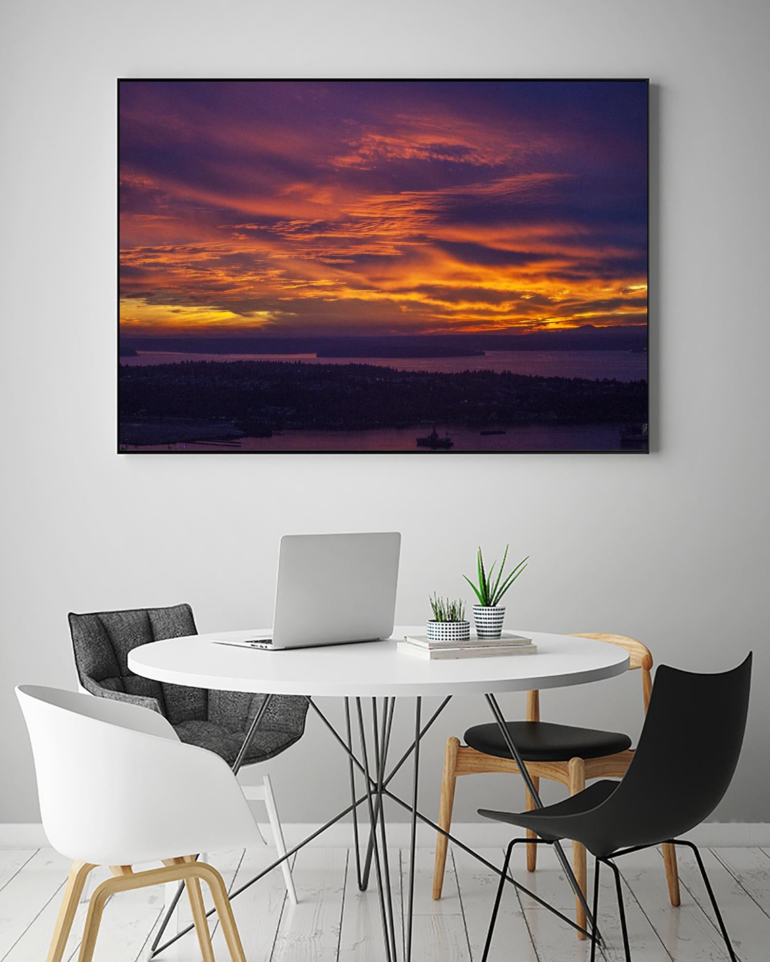 Ameythest Views by Aaron Matheson on GIANT ART - orange landscape