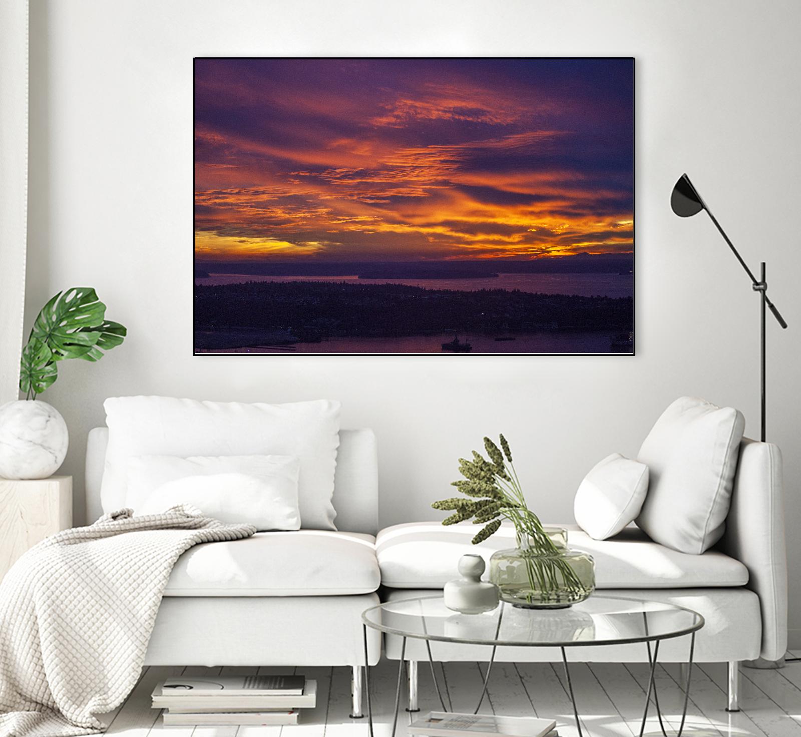 Ameythest Views by Aaron Matheson on GIANT ART - orange landscape