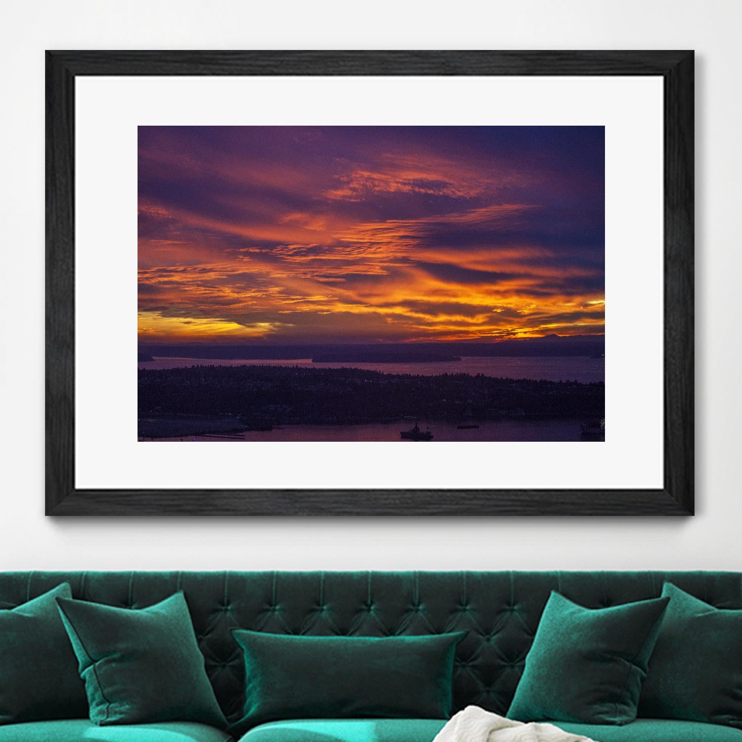 Ameythest Views by Aaron Matheson on GIANT ART - orange landscape