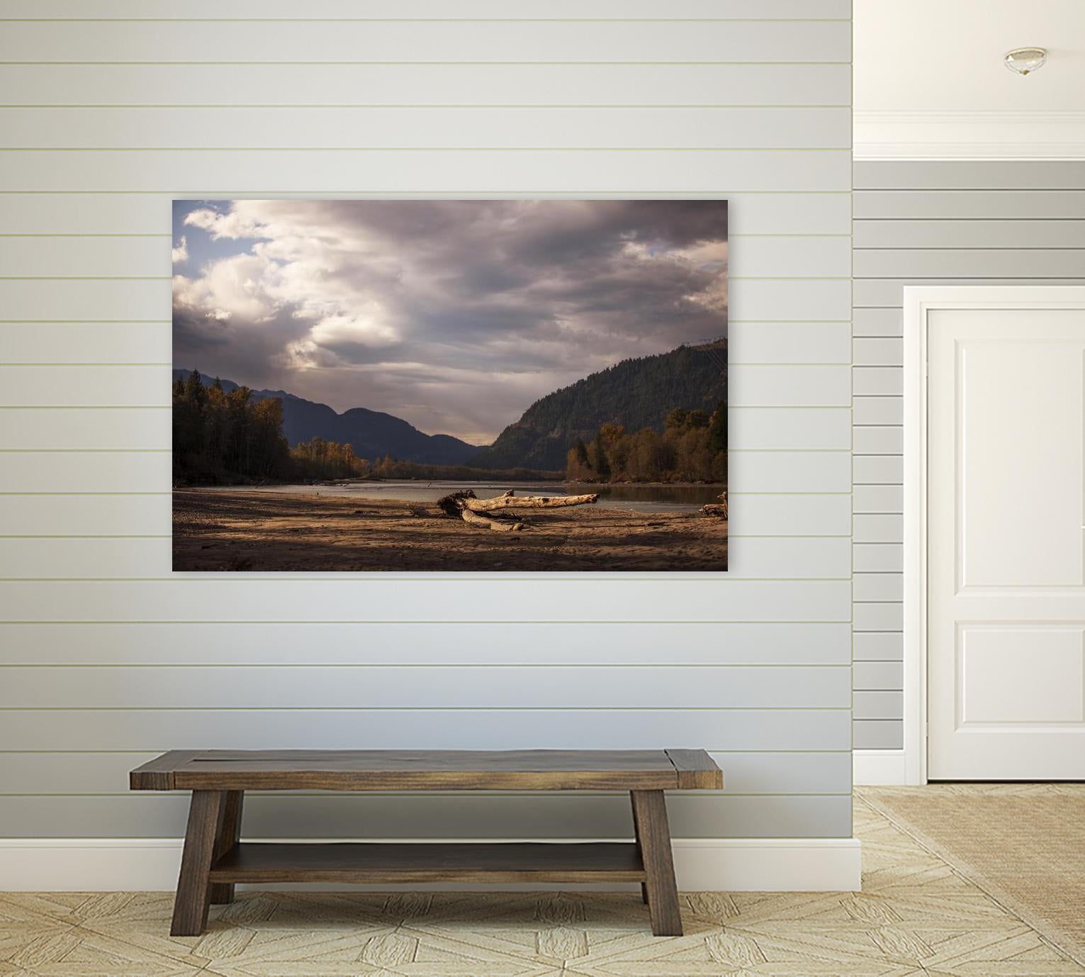 Lake Views by Aaron Matheson on GIANT ART - grey landscape