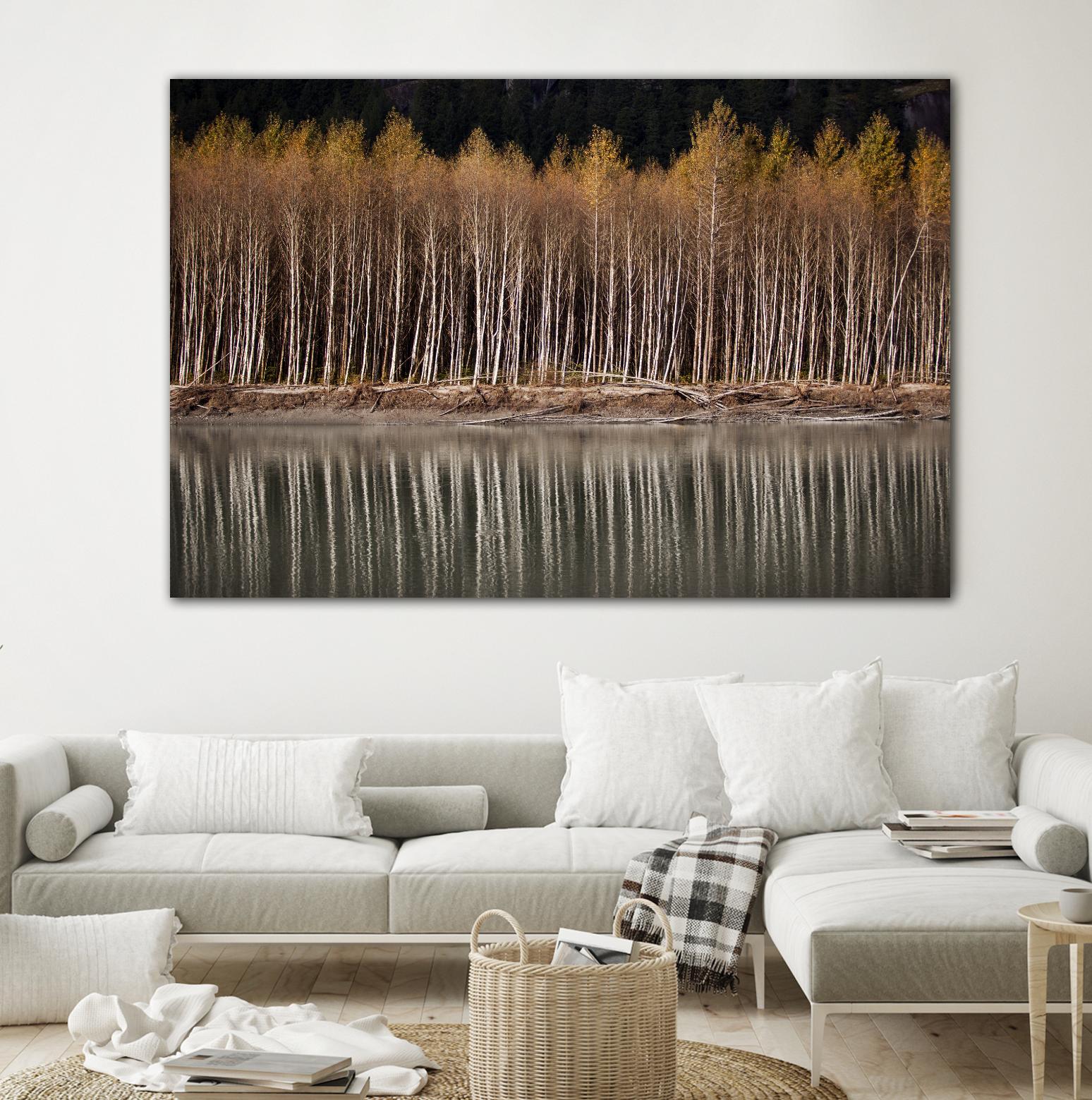 Golden Visions by Aaron Matheson on GIANT ART - grey landscape