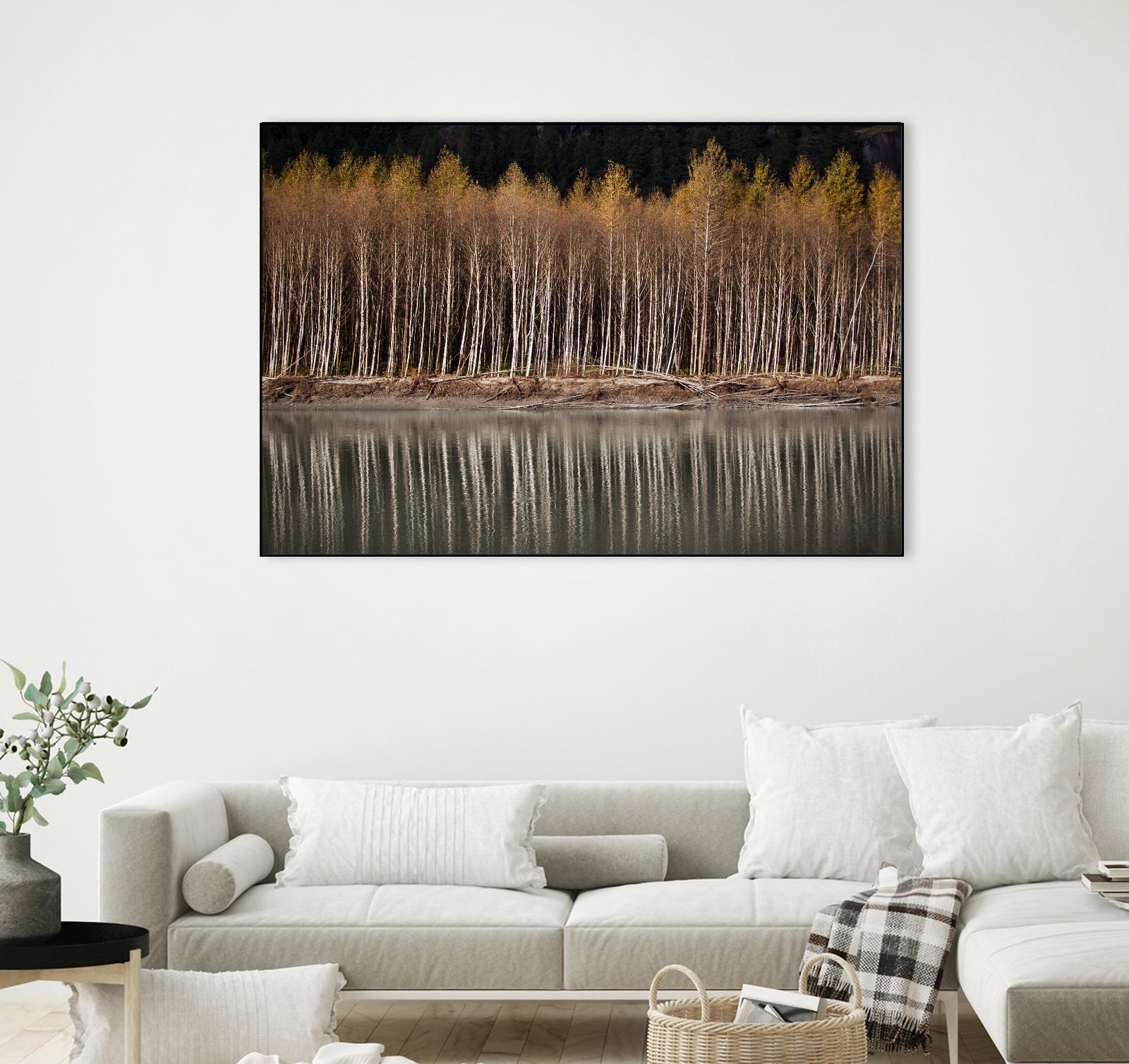 Golden Visions by Aaron Matheson on GIANT ART - grey landscape