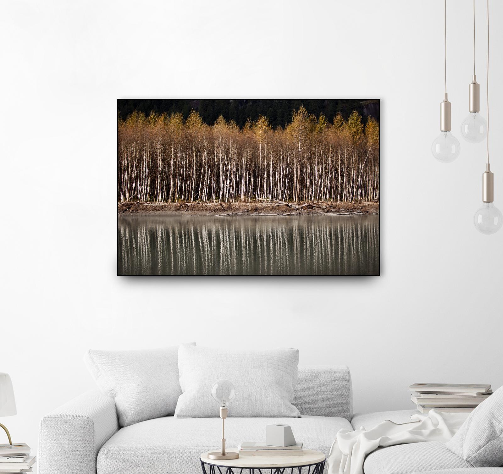 Golden Visions by Aaron Matheson on GIANT ART - grey landscape