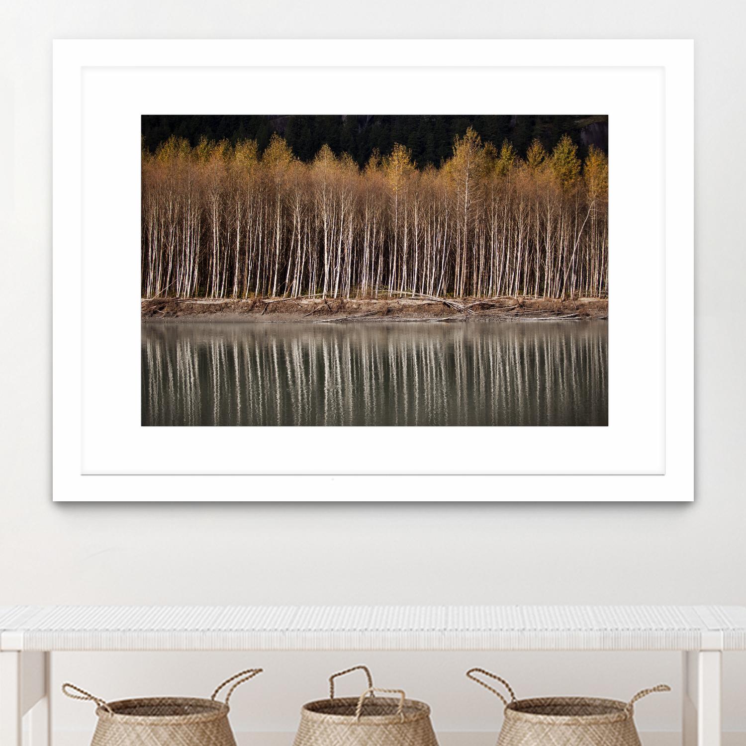 Golden Visions by Aaron Matheson on GIANT ART - grey landscape