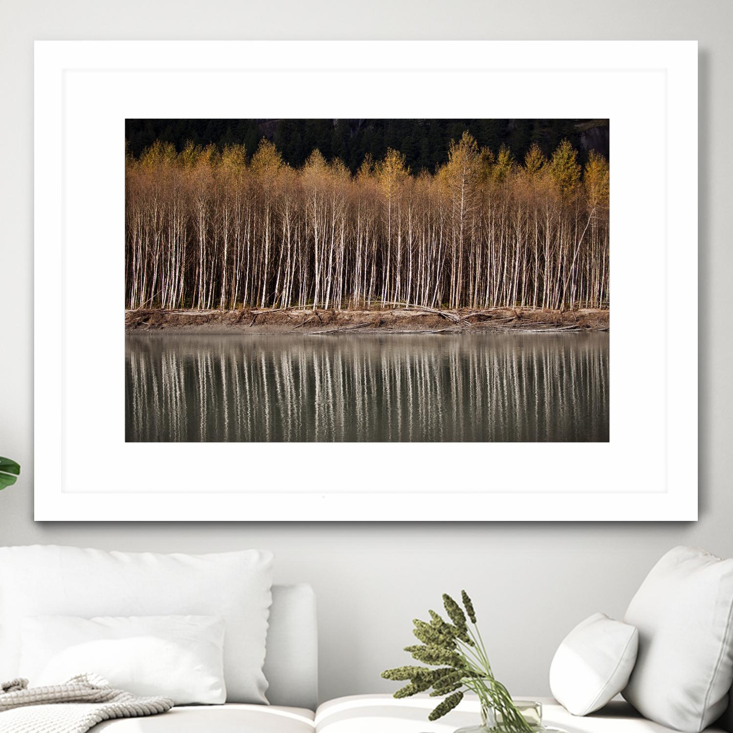 Golden Visions by Aaron Matheson on GIANT ART - grey landscape