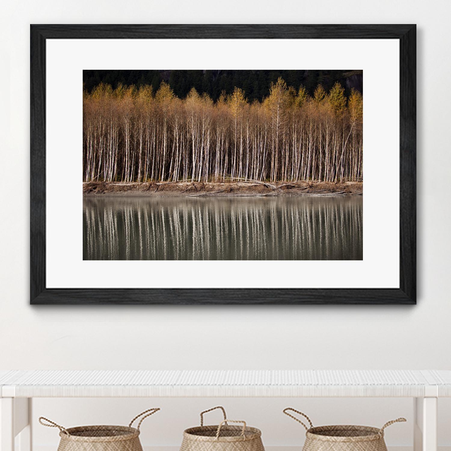 Golden Visions by Aaron Matheson on GIANT ART - grey landscape