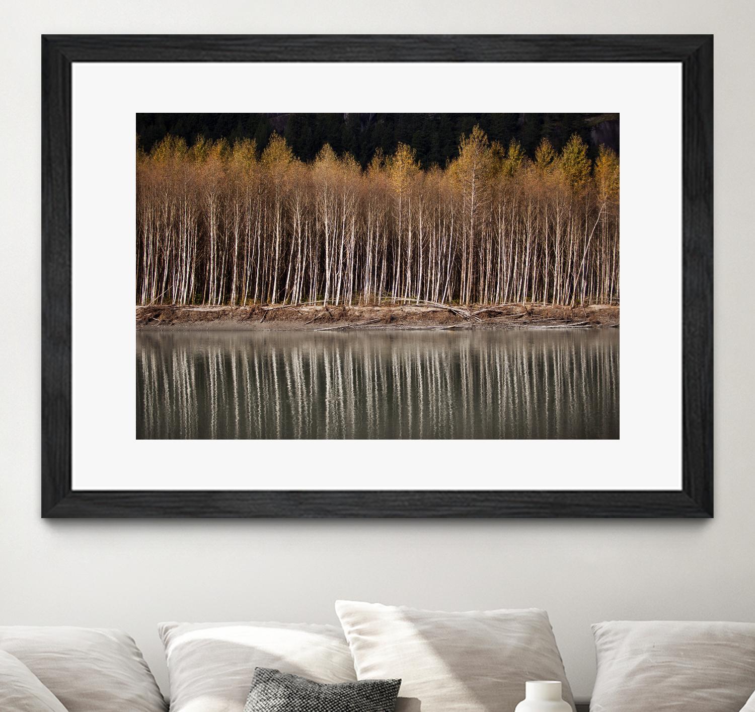 Golden Visions by Aaron Matheson on GIANT ART - grey landscape