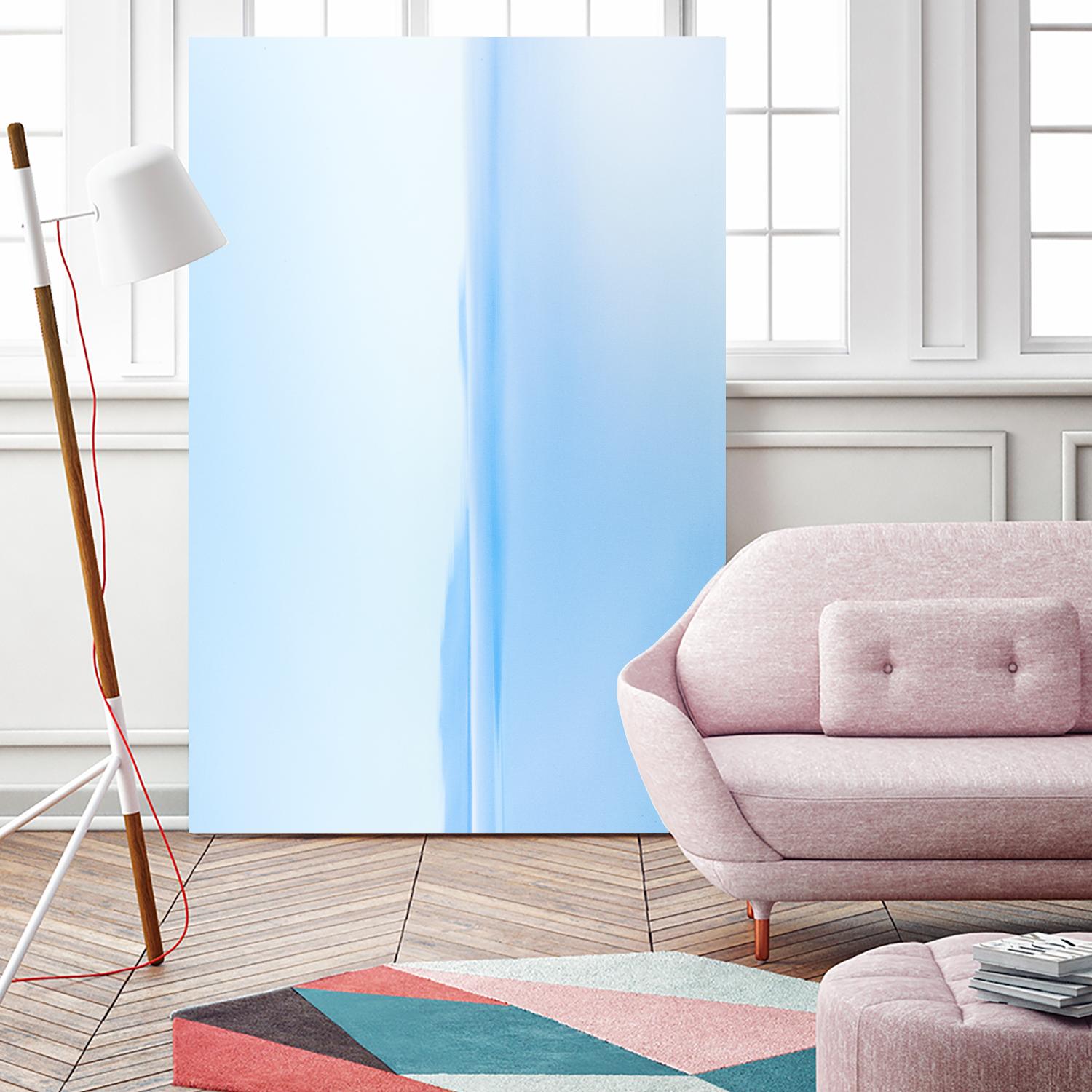 Daydreaming in Blue by Melissa McClain on GIANT ART - blue abstract