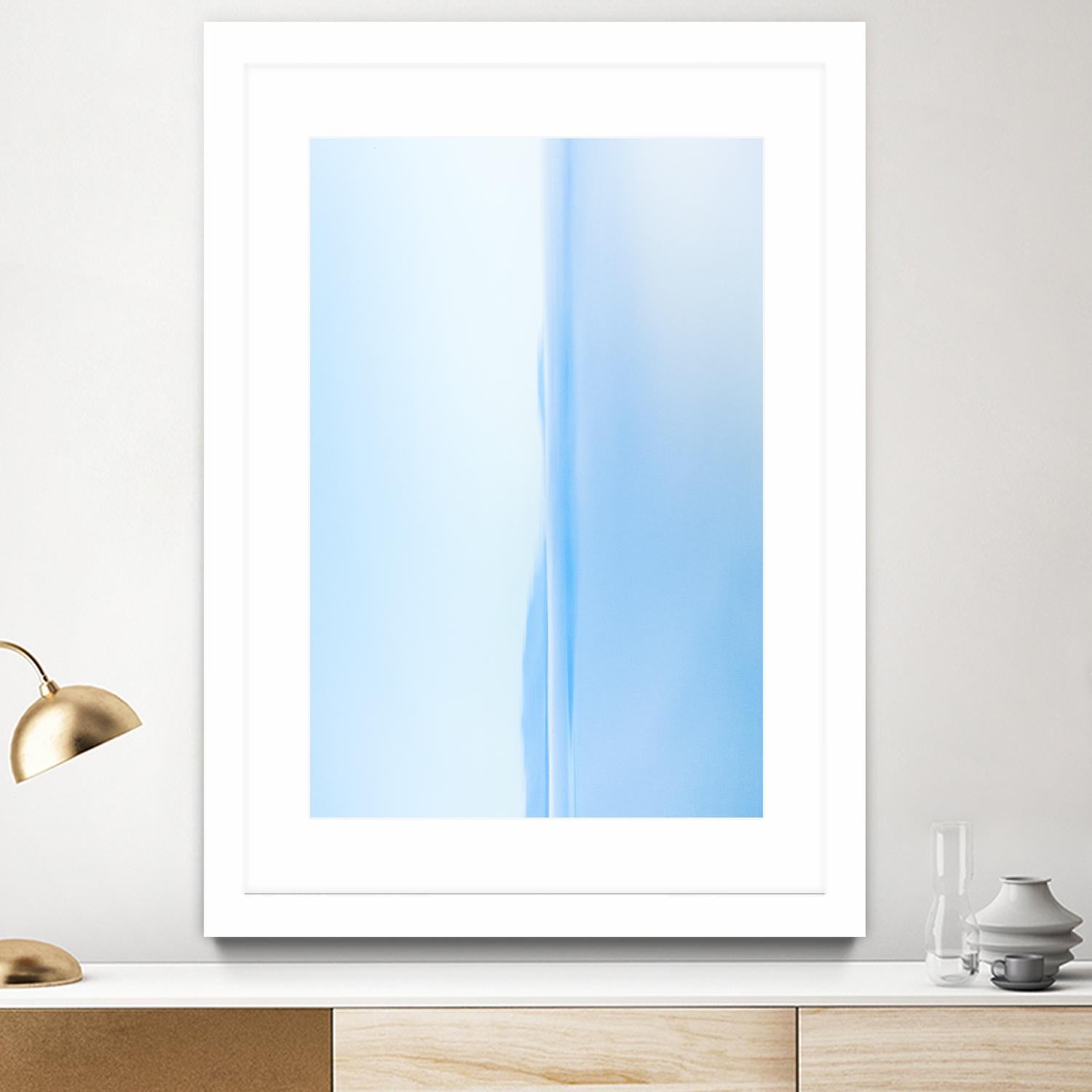 Daydreaming in Blue by Melissa McClain on GIANT ART - blue abstract