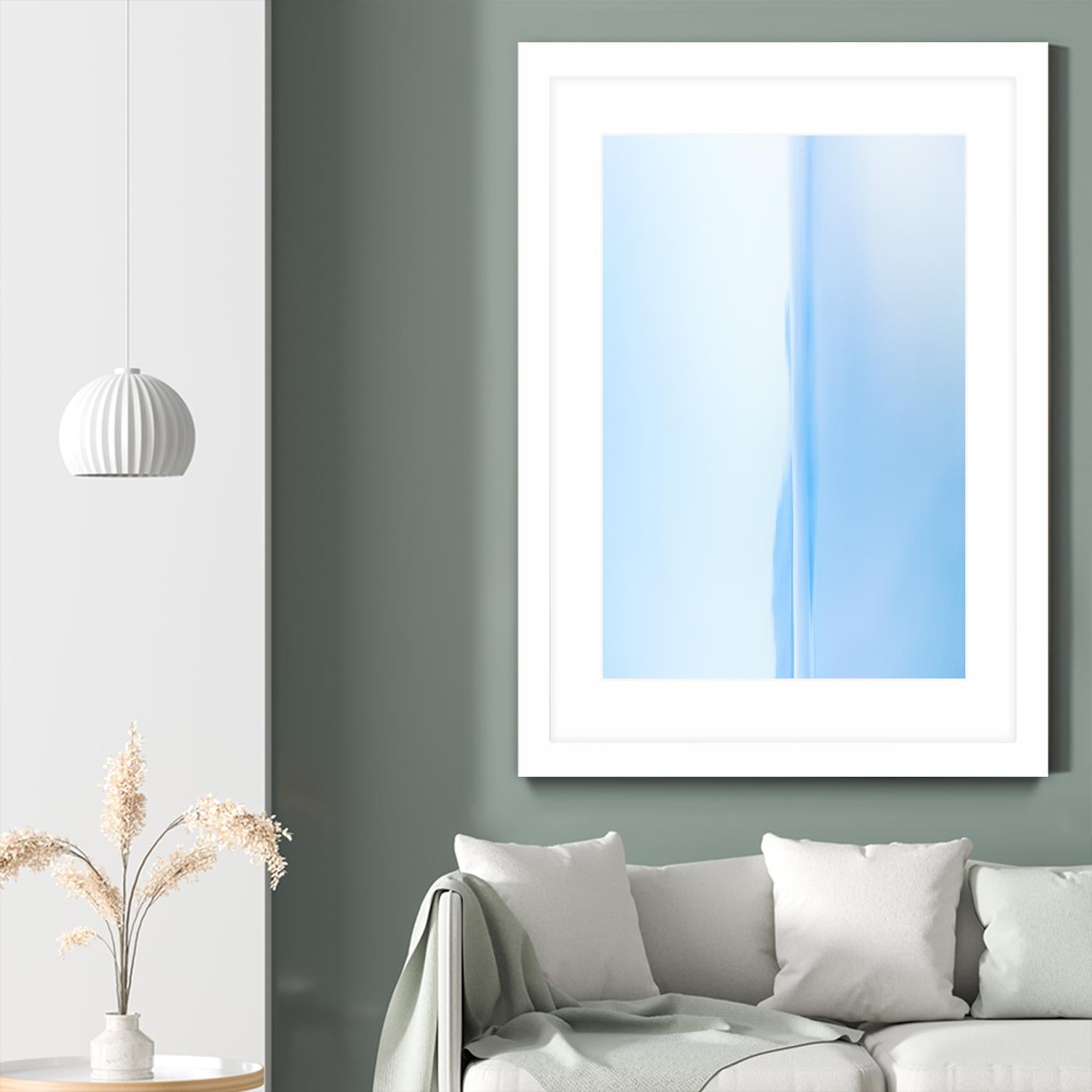 Daydreaming in Blue by Melissa McClain on GIANT ART - blue abstract
