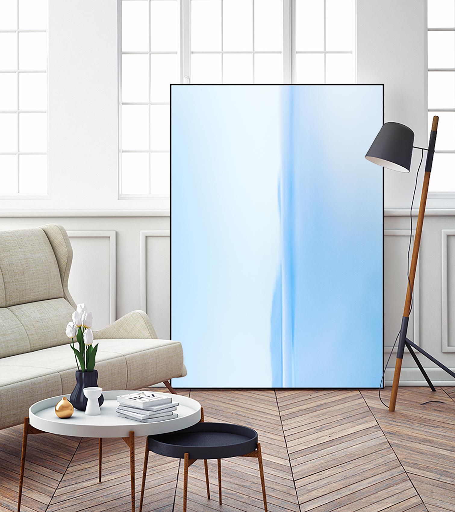 Daydreaming in Blue by Melissa McClain on GIANT ART - blue abstract