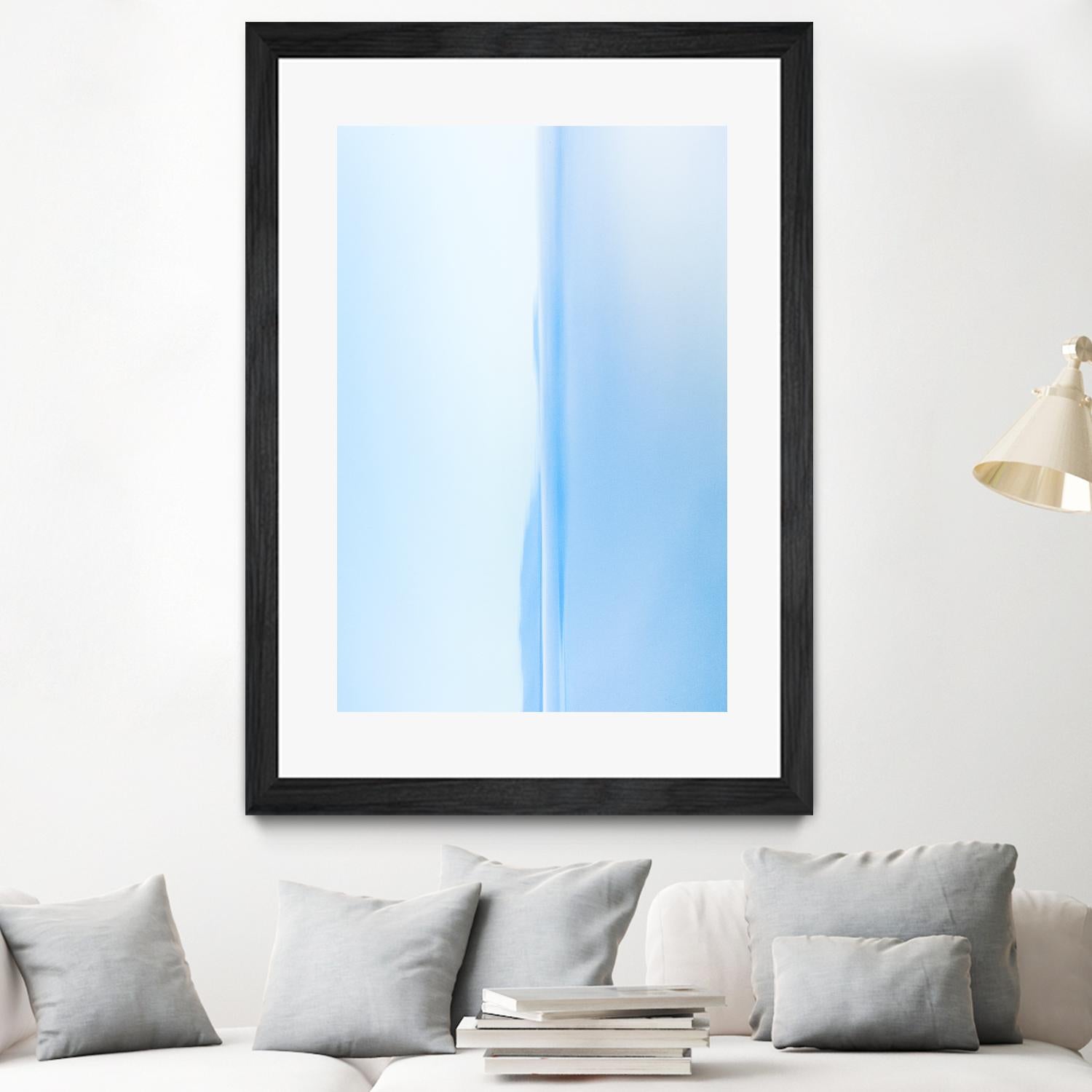 Daydreaming in Blue by Melissa McClain on GIANT ART - blue abstract