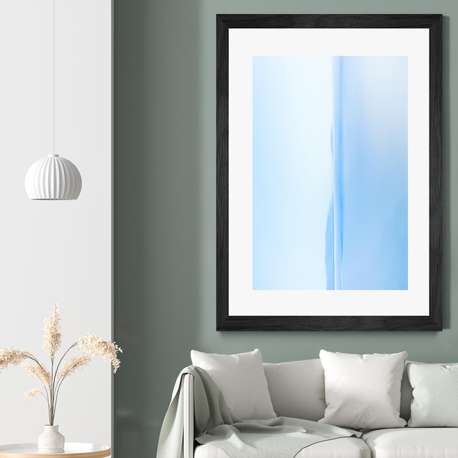 Daydreaming in Blue by Melissa McClain on GIANT ART - blue abstract